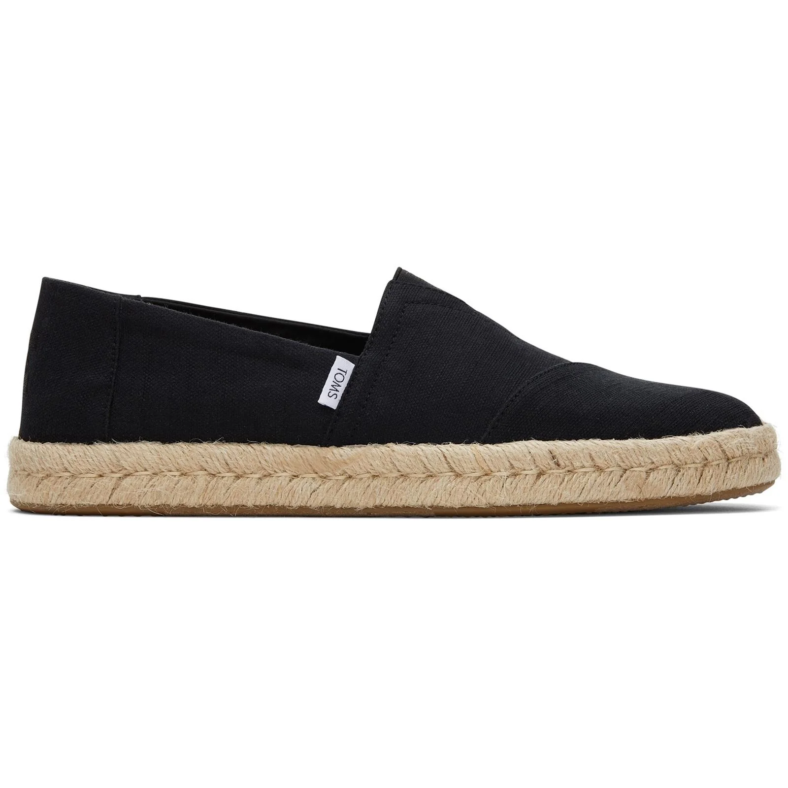 TOMS Mens Alpargata Rope 2.0 Shoe Black