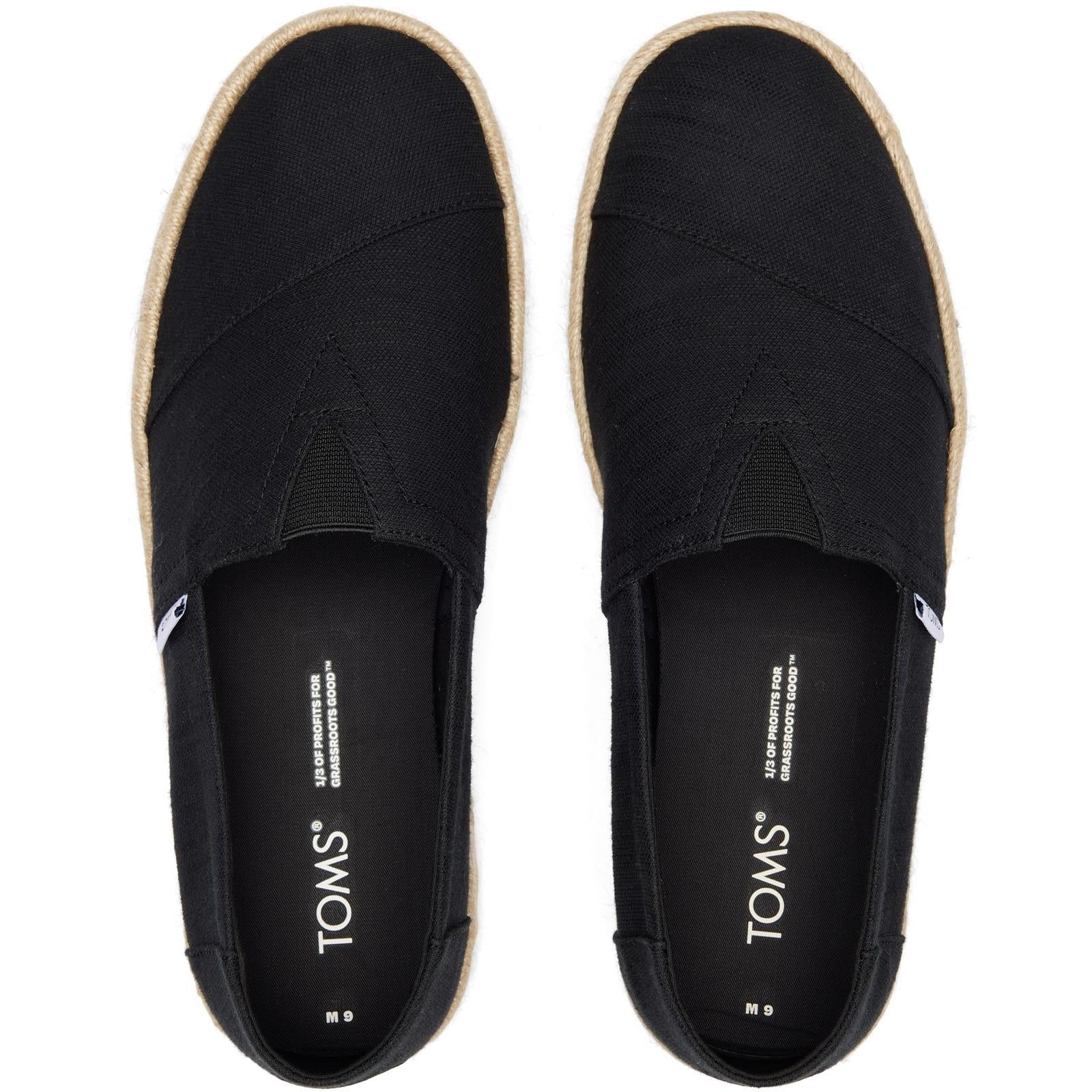 TOMS Mens Alpargata Rope 2.0 Shoe Black - Image 3
