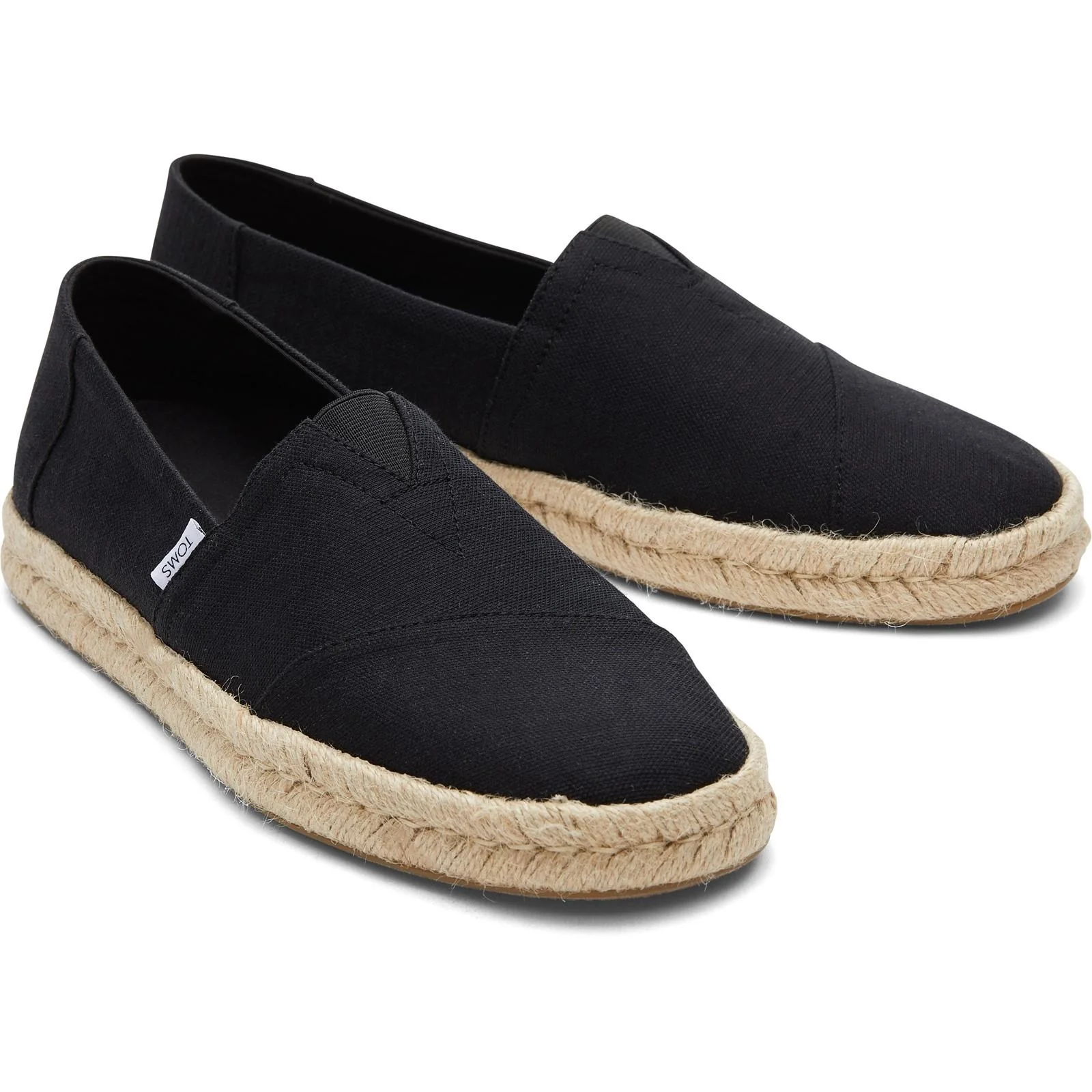 TOMS Mens Alpargata Rope 2.0 Shoe Black - Image 5