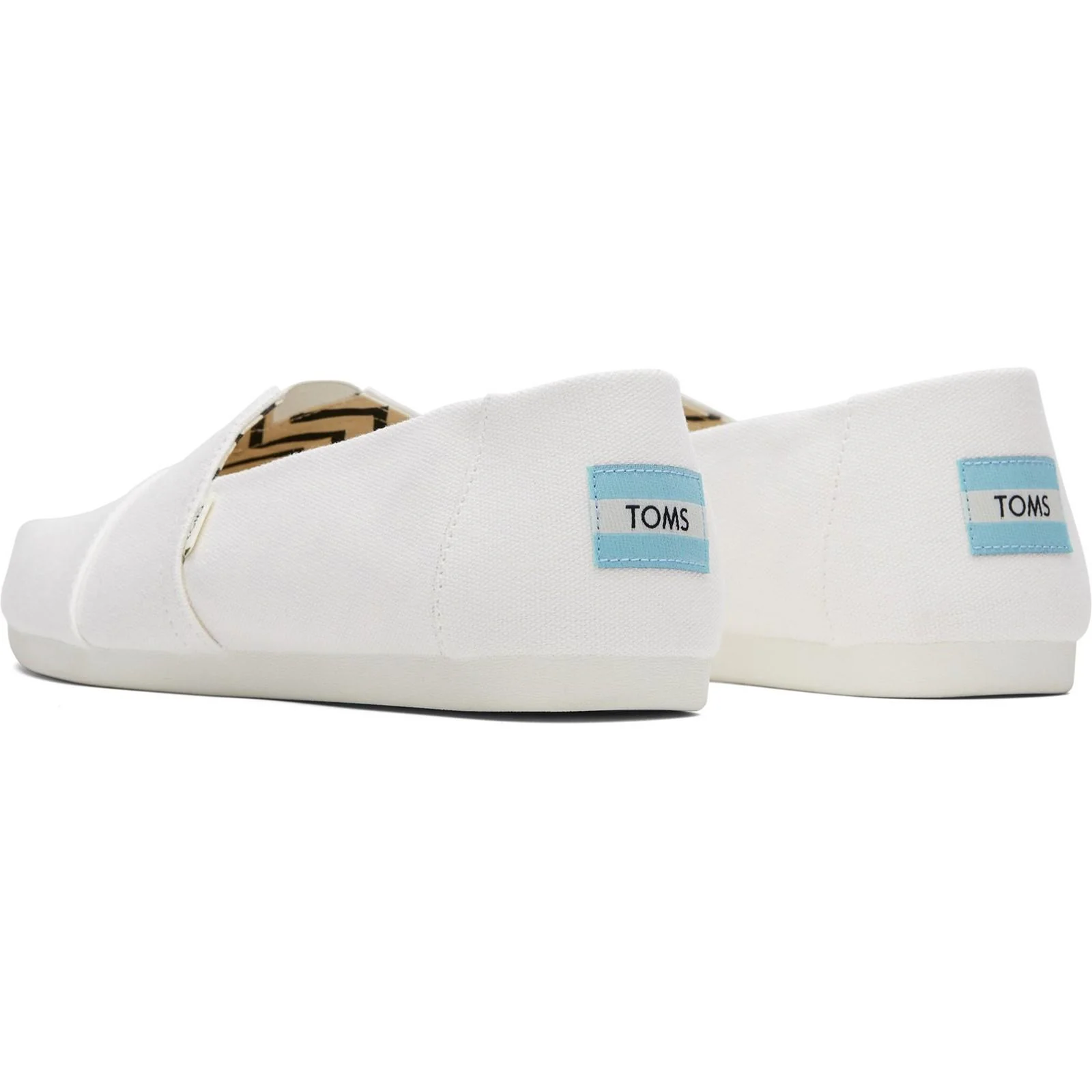 TOMS Mens Alpargata Shoes White - Image 4