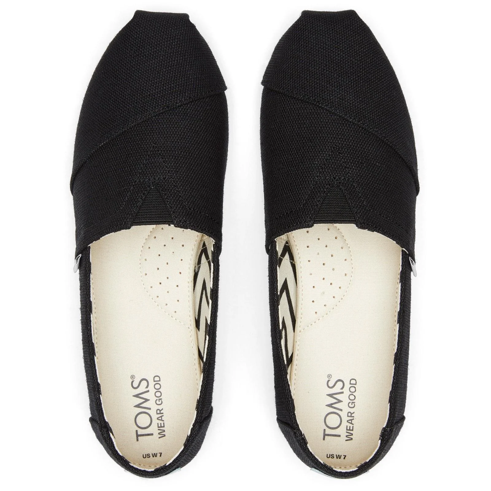 TOMS Womens Alpargata Classic Black - Image 2