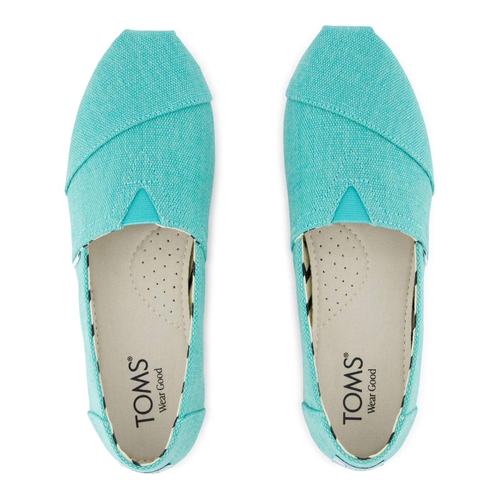 TOMS Womens Alpargata Classic Shoe Aqua - Image 4