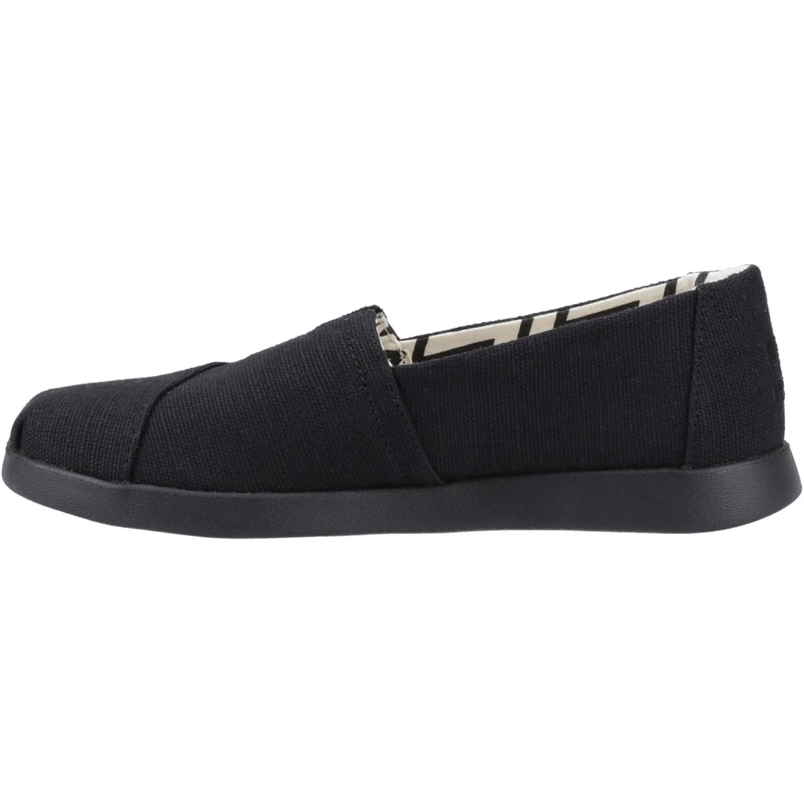 TOMS Womens Alpargata Plus Shoe Black/Black - Image 2