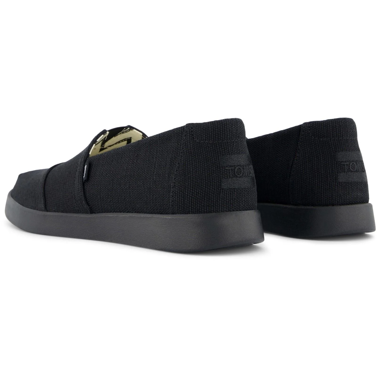 TOMS Womens Alpargata Plus Shoe Black/Black - Image 5
