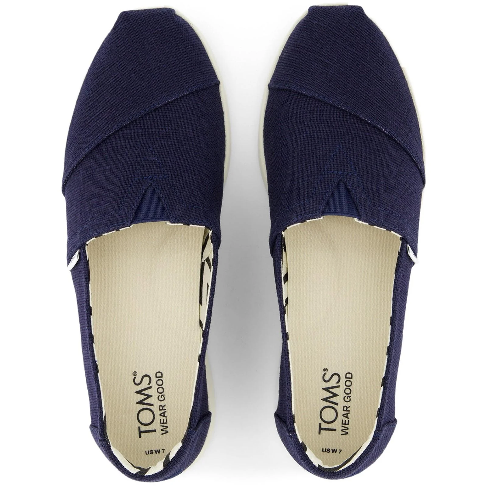 TOMS Womens Alpargata Plus Shoe Navy - Image 3