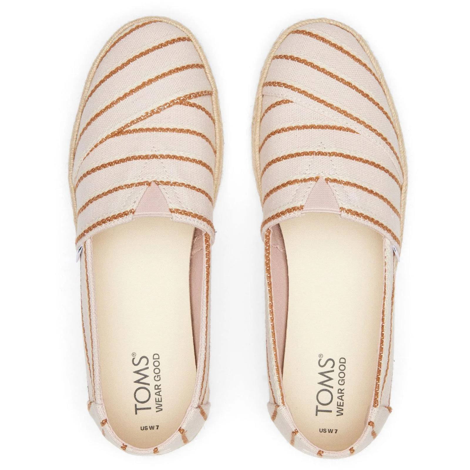 TOMS Womens Alpargata Rope 2.0 Shoe Ballet Pink - Image 2