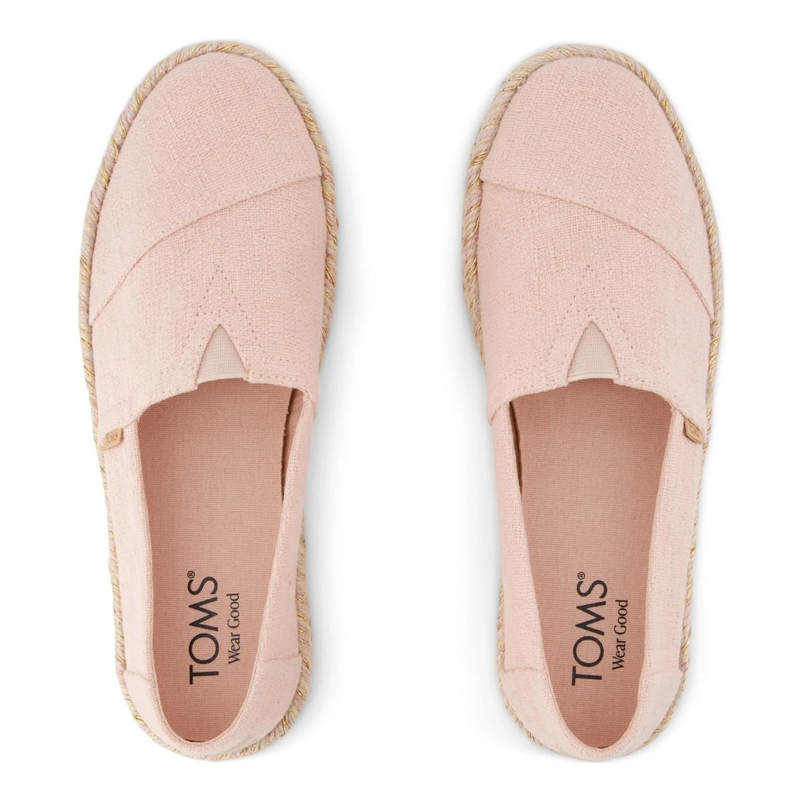 TOMS Womens Alpargata Rope 2.0 Shoe Pale Rose - Image 4