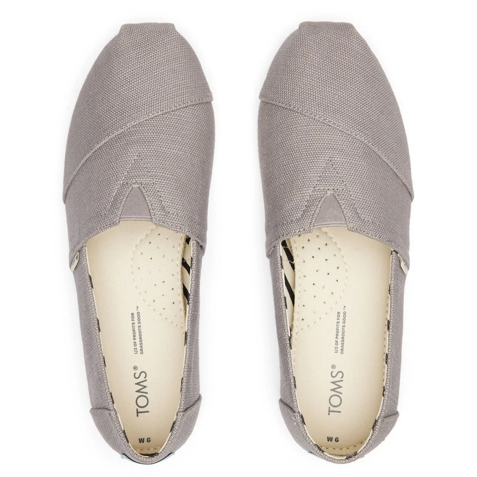 TOMS Womens Alpargata Shoes Morning Dove - Image 3