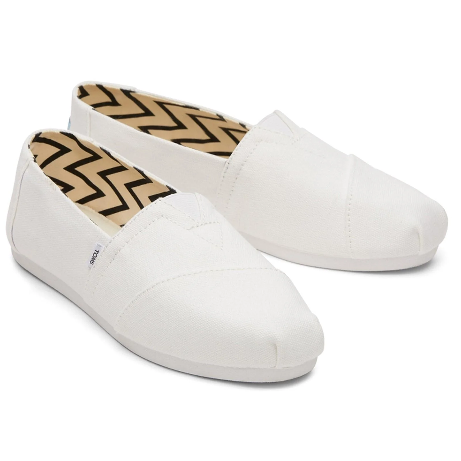TOMS Womens Alpargata Shoes White - Image 2