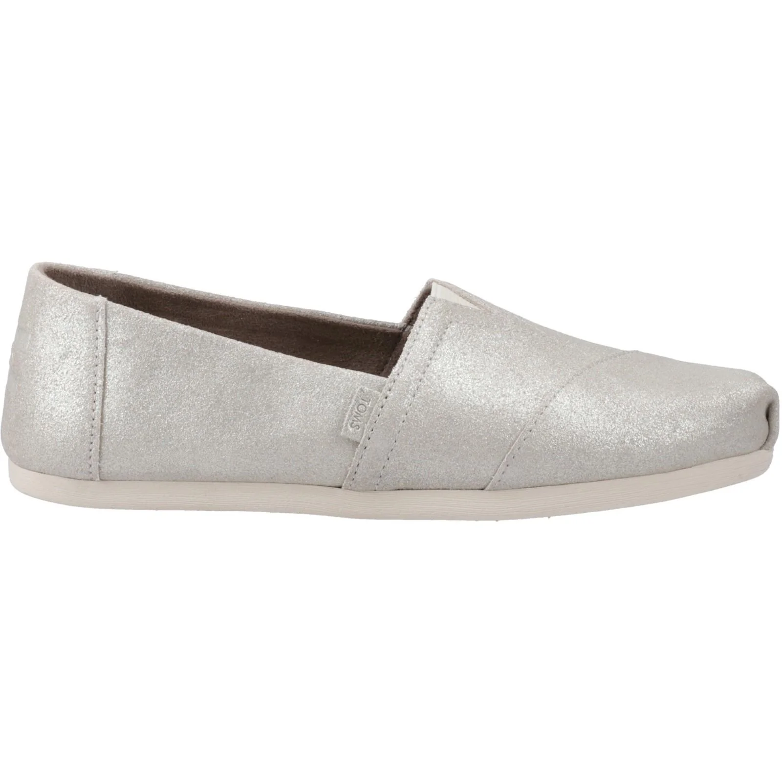TOMS Womens Alpargata with Cloudbound Shoe Silver