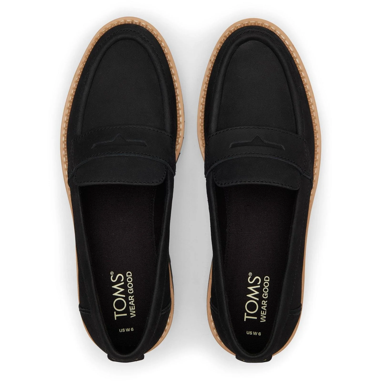 TOMS Womens Cara Loafer Black - Image 3