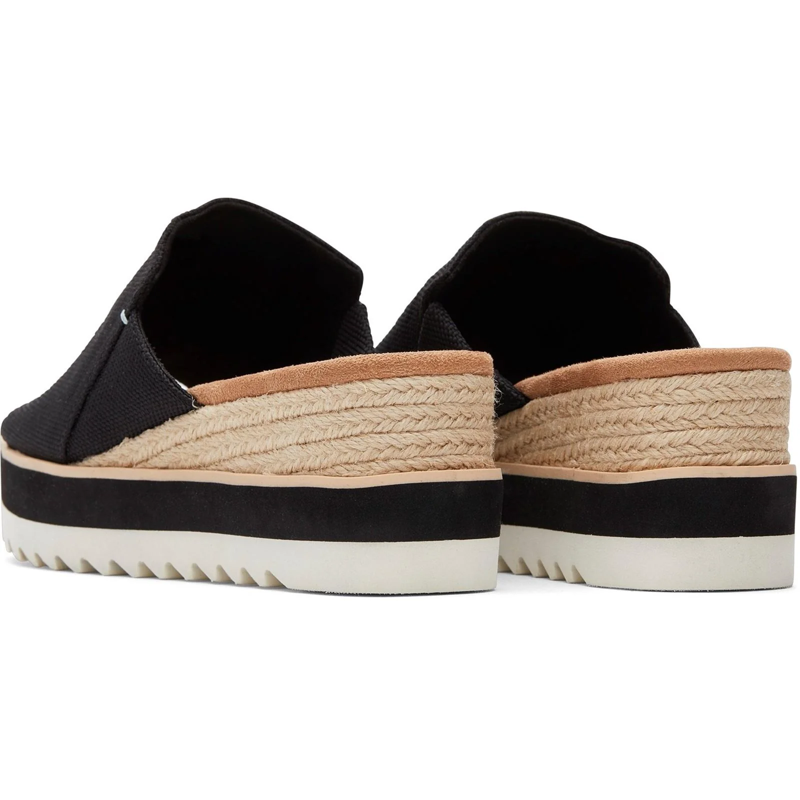 TOMS Womens Diana Mule Wedge Black - Image 4