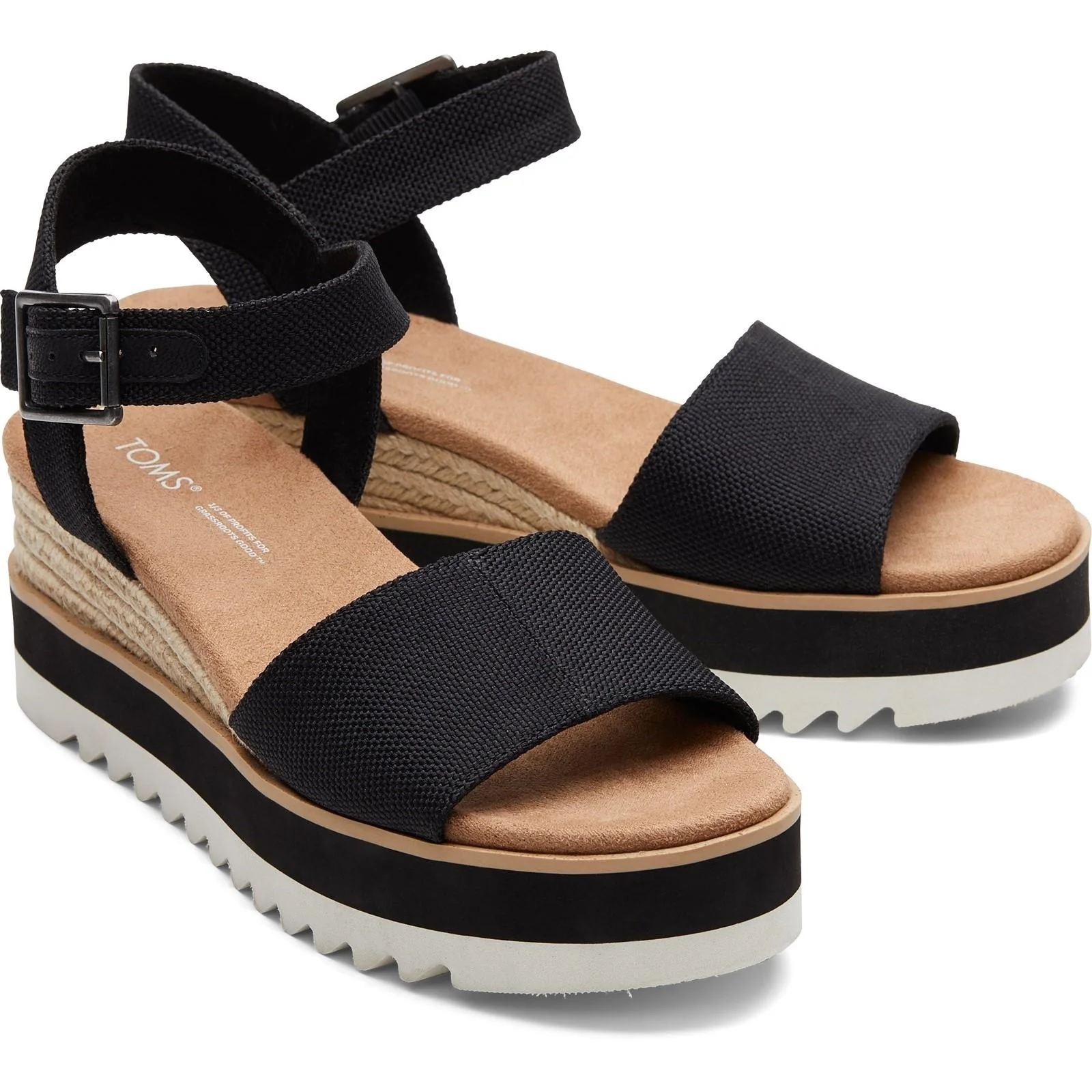 TOMS Womens Diana Sandal Black - Image 4