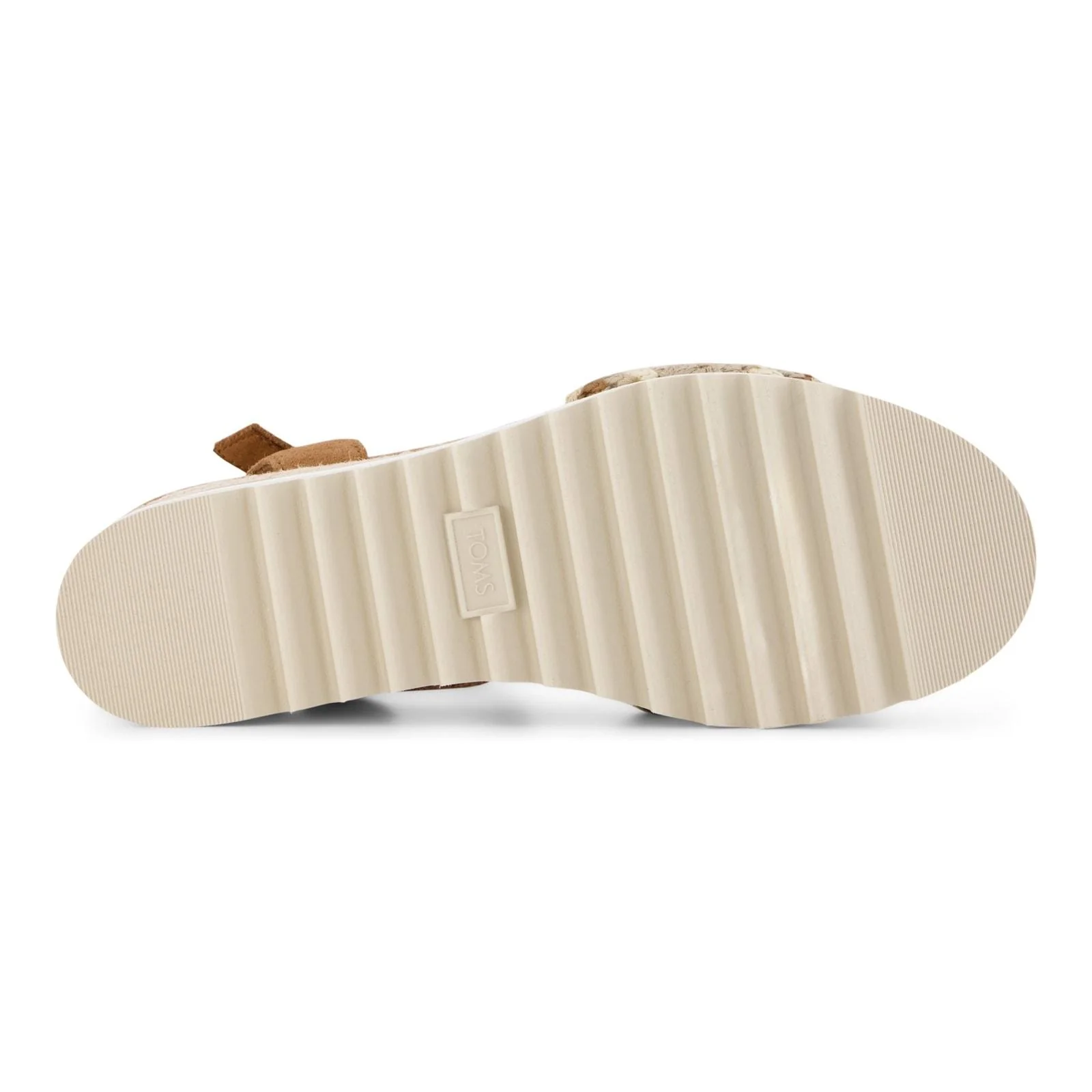 TOMS Womens Diana Wedge Dark Beige - Image 3