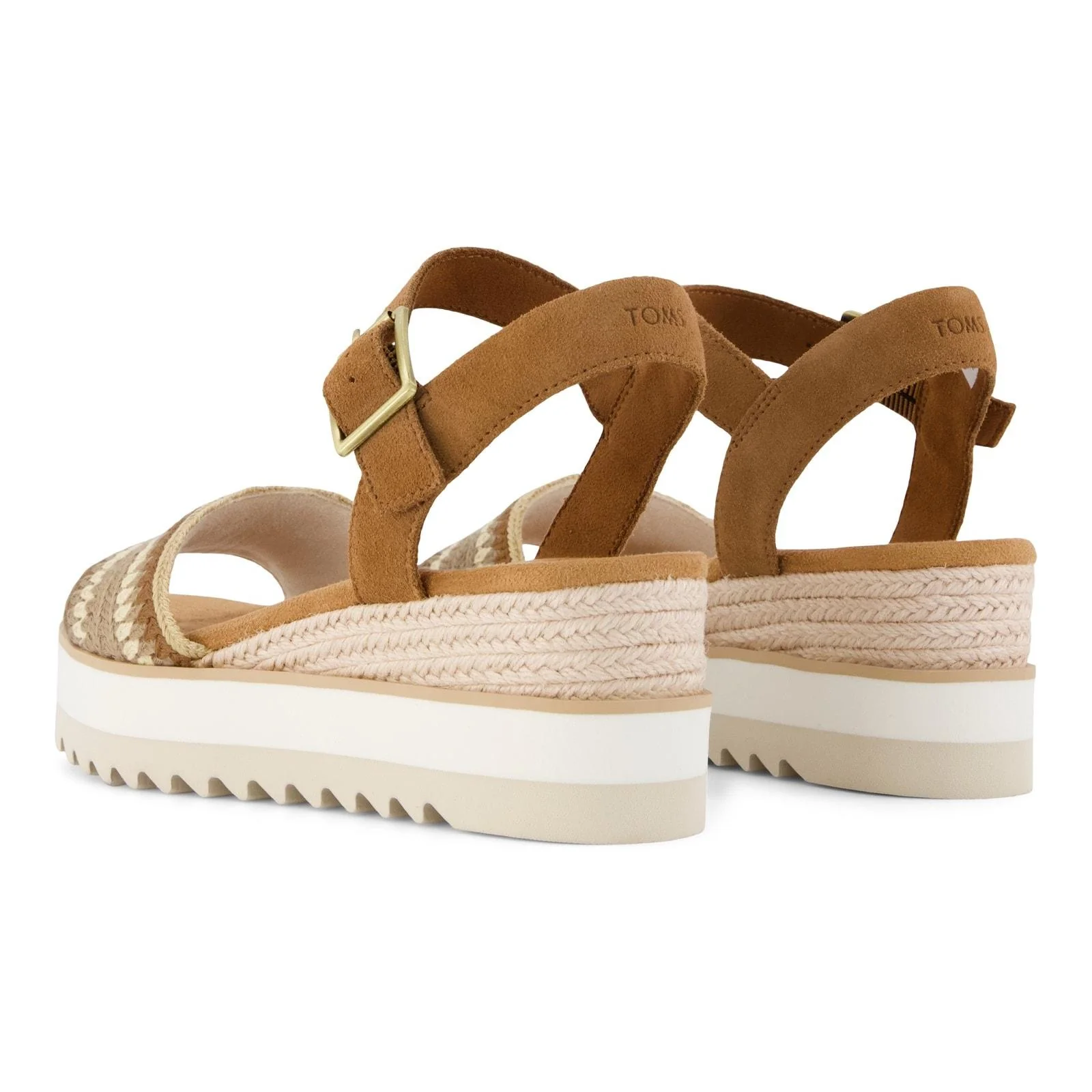 TOMS Womens Diana Wedge Dark Beige - Image 4
