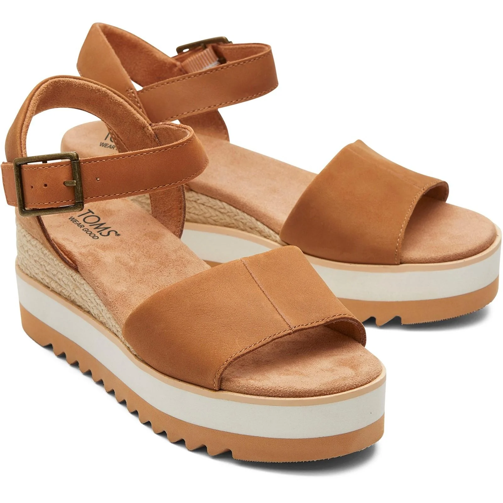 TOMS Womens Diana Wedge Tan - Image 5