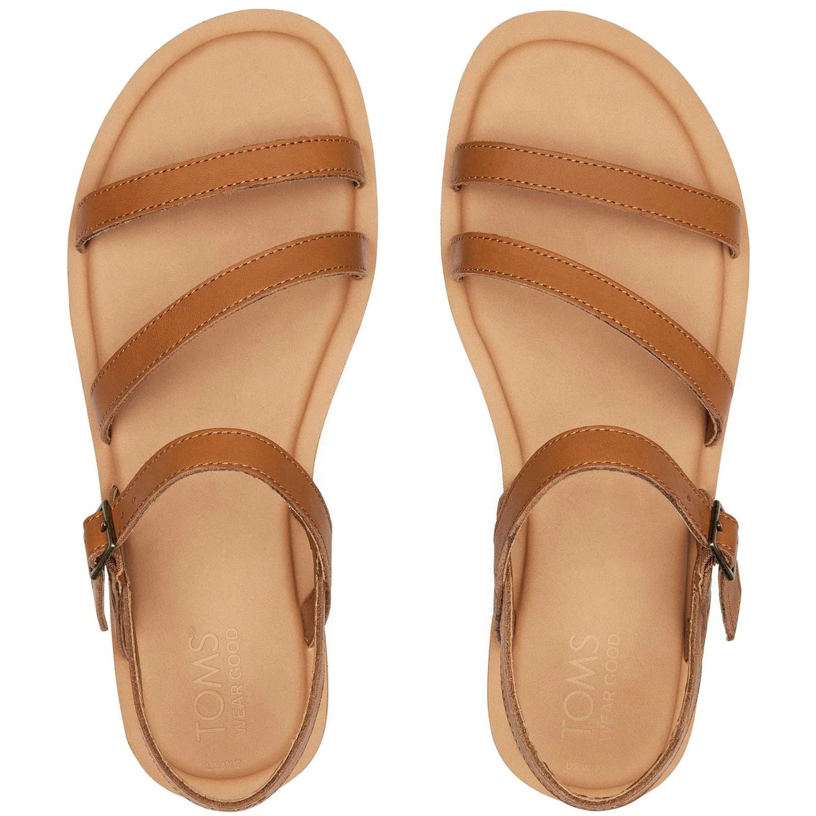 TOMS Womens Kira Sandal Tan - Image 3
