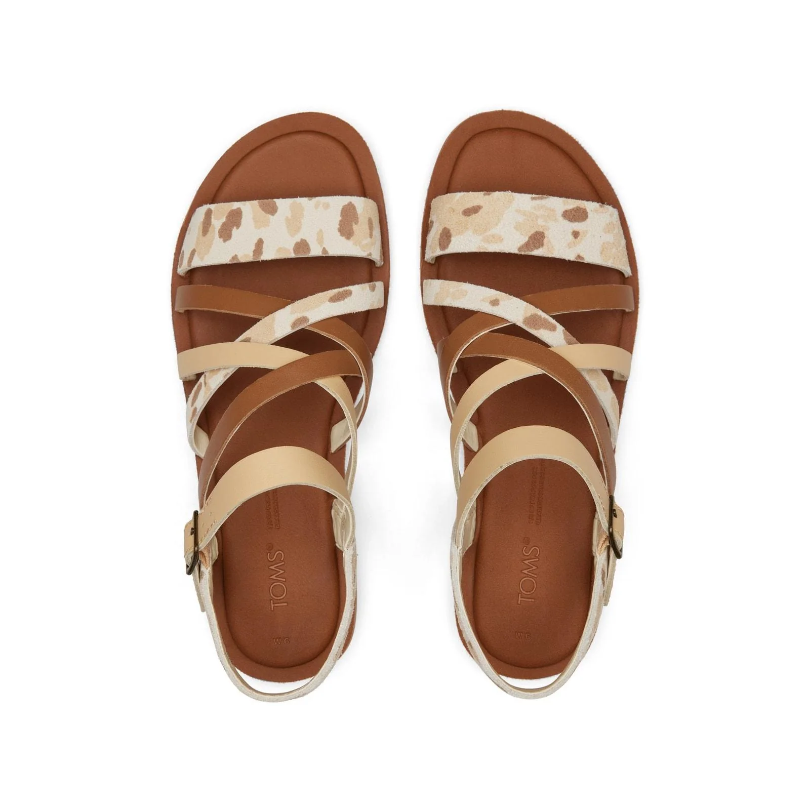TOMS Womens Sephina Sandal Beige - Image 2