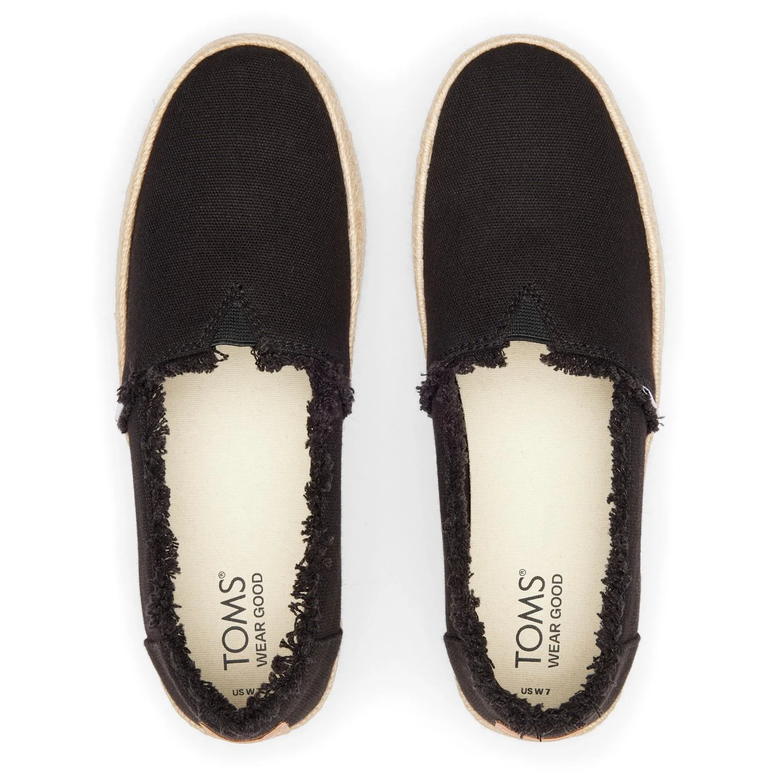 TOMS Womens Valencia Espadrille Black - Image 3