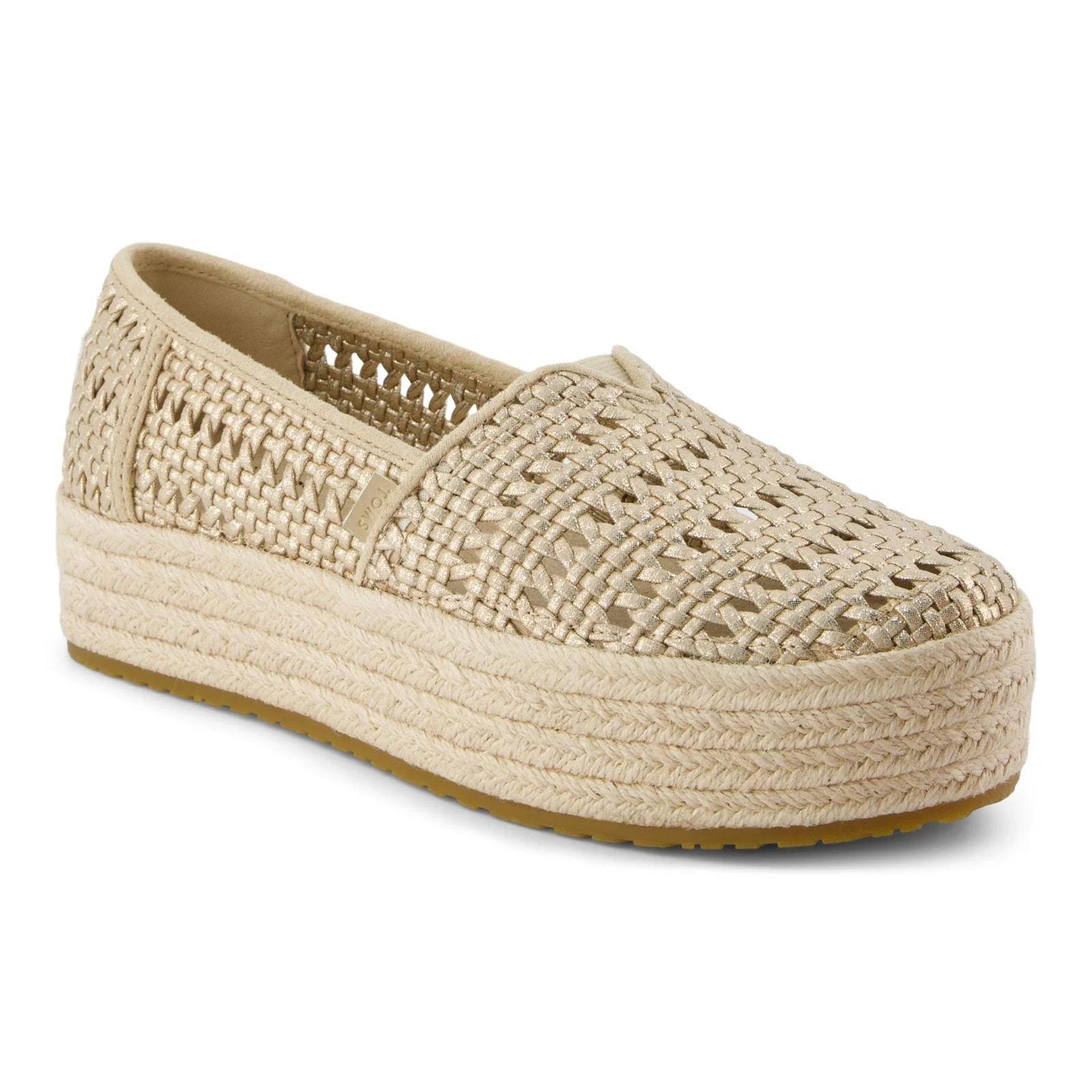 TOMS Womens Valencia Espadrille Champagne - Image 6