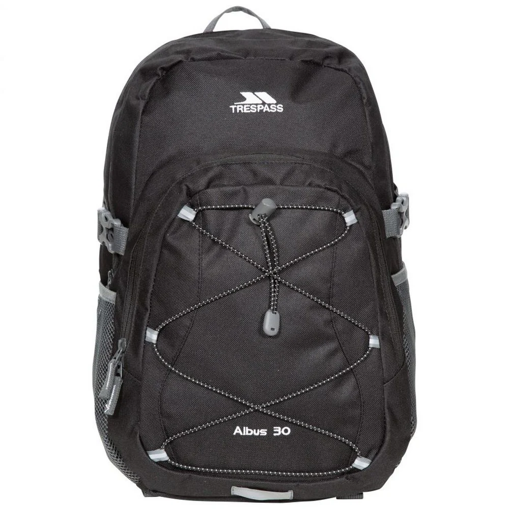 Trespass Albus 30 Litre Casual Rucksack/Backpack Black