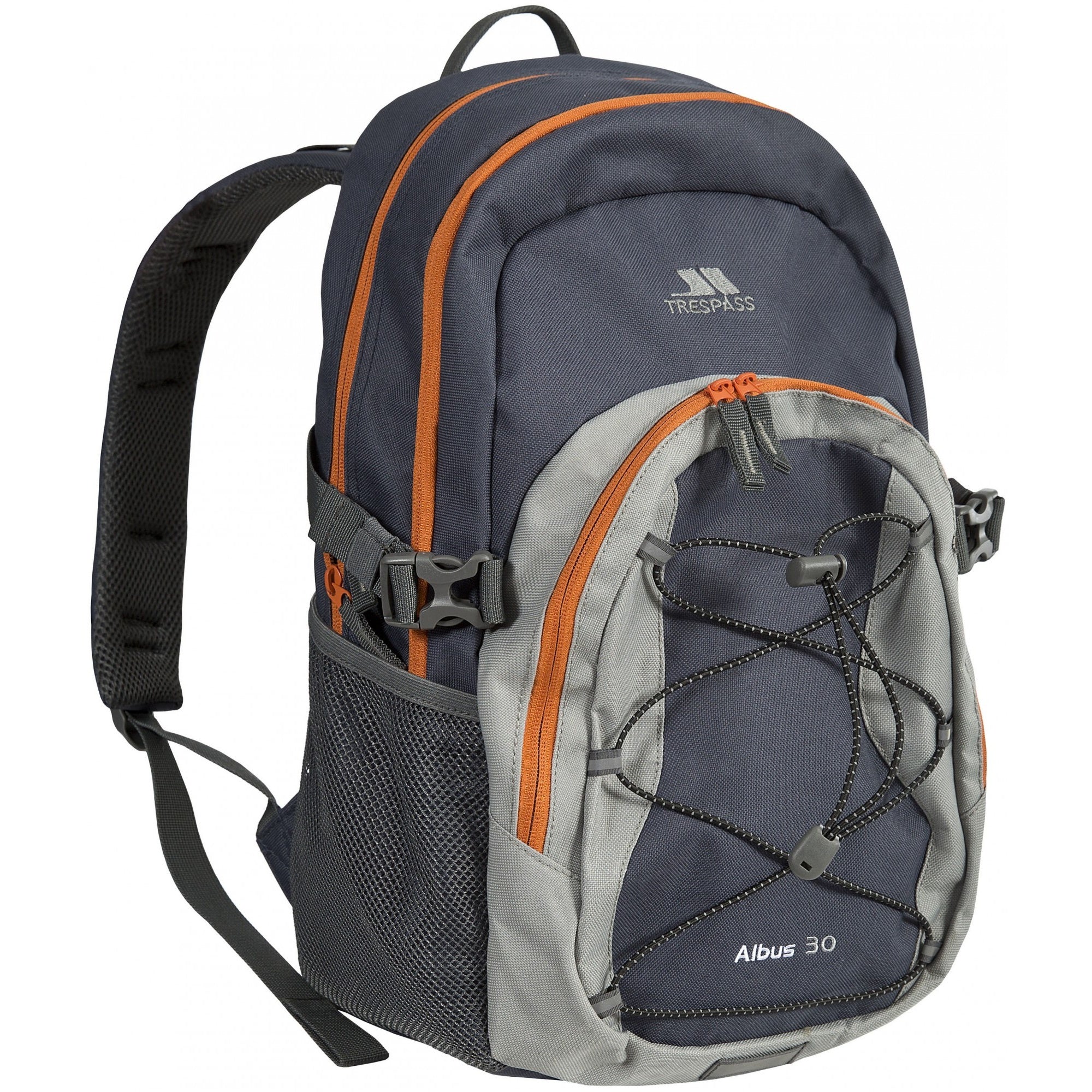 Trespass Albus 30 Litre Casual Rucksack/Backpack Flint - Image 3