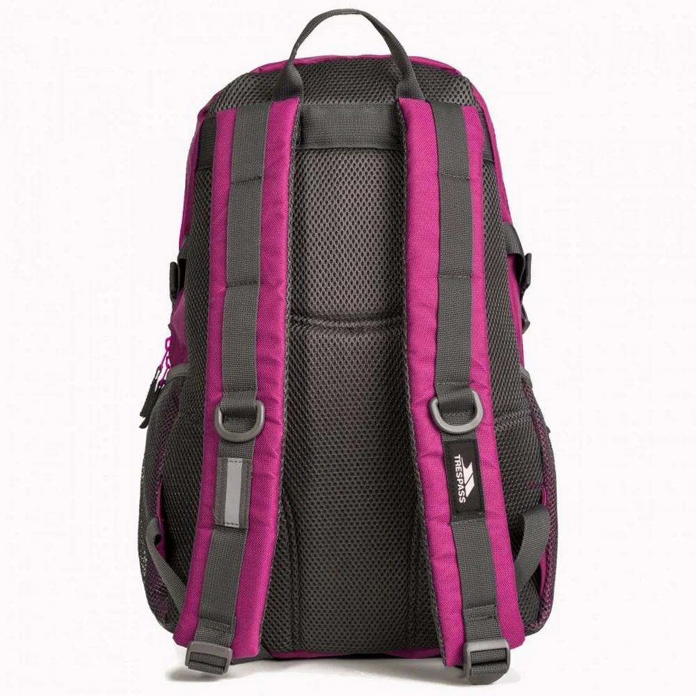 Trespass Albus 30 Litre Casual Rucksack/Backpack Grape Wine - Image 2