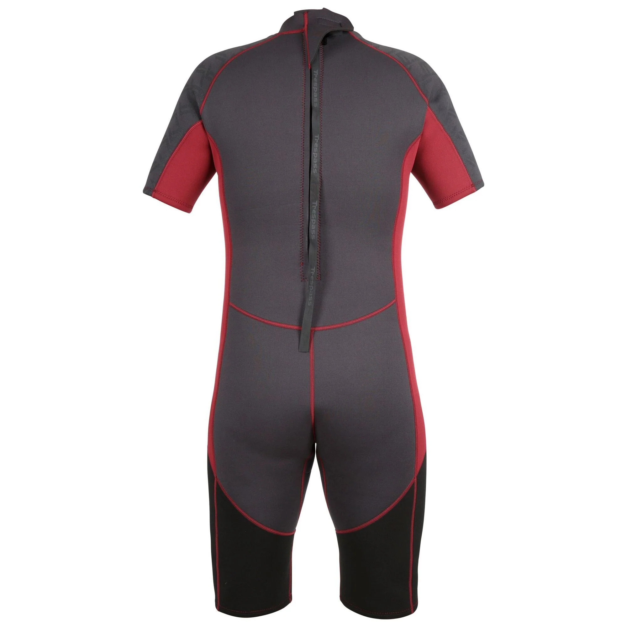 Trespass Mens Argon Wetsuit Black/Red - Image 3