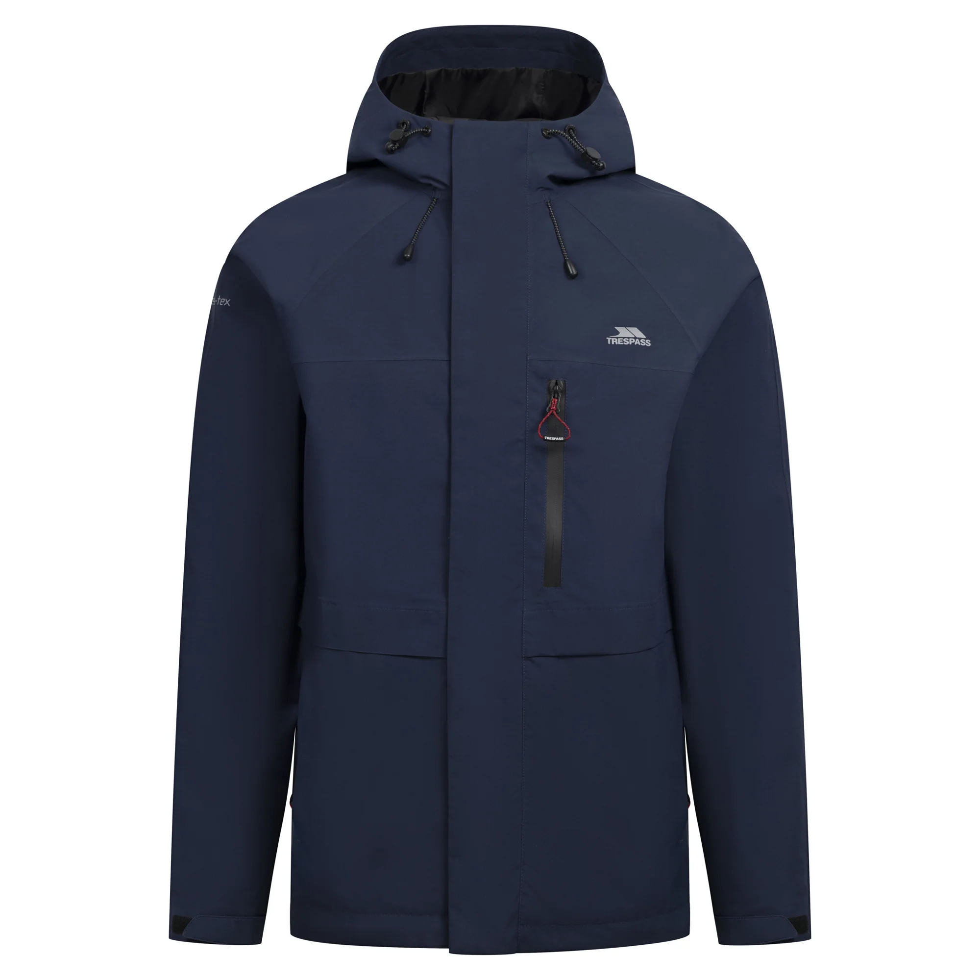 Trespass Mens Carnish Waterproof Jacket Navy - Image 3