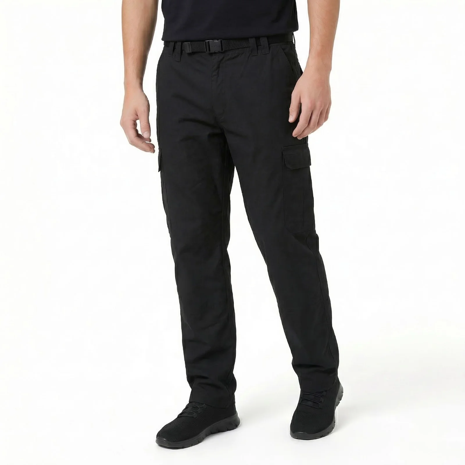 Trespass Mens Clifton Thermal Action Trousers Black