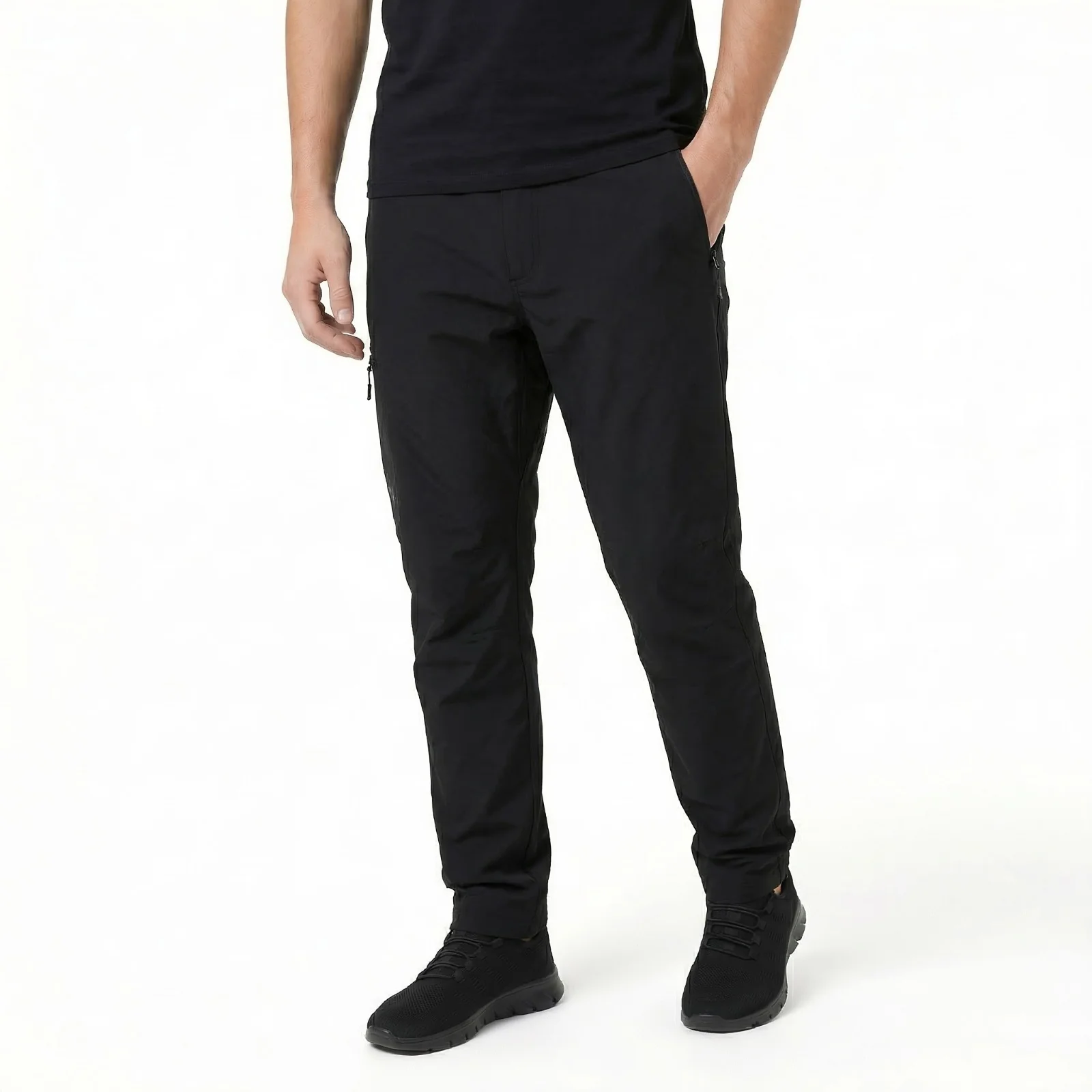 Trespass Mens Clifton TP75 Cargo Trousers Black