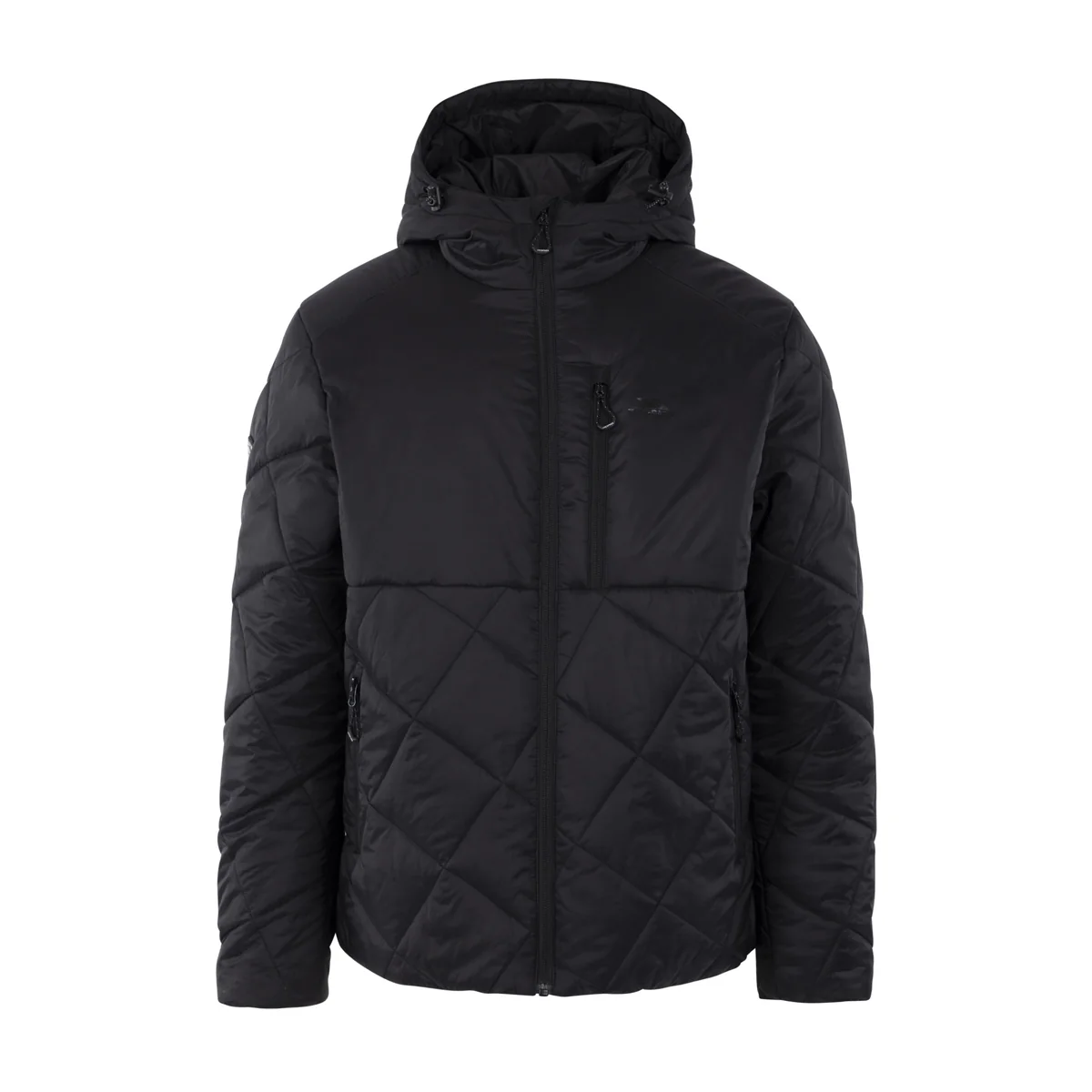 Trespass Mens Dalesford Hooded Casual Jacket Black - Image 3
