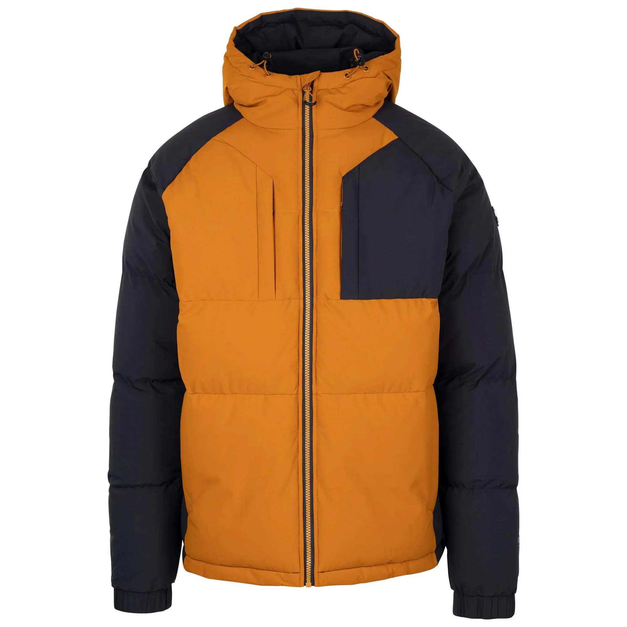 Trespass Mens Deffords Padded Jacket Ginger - Image 3