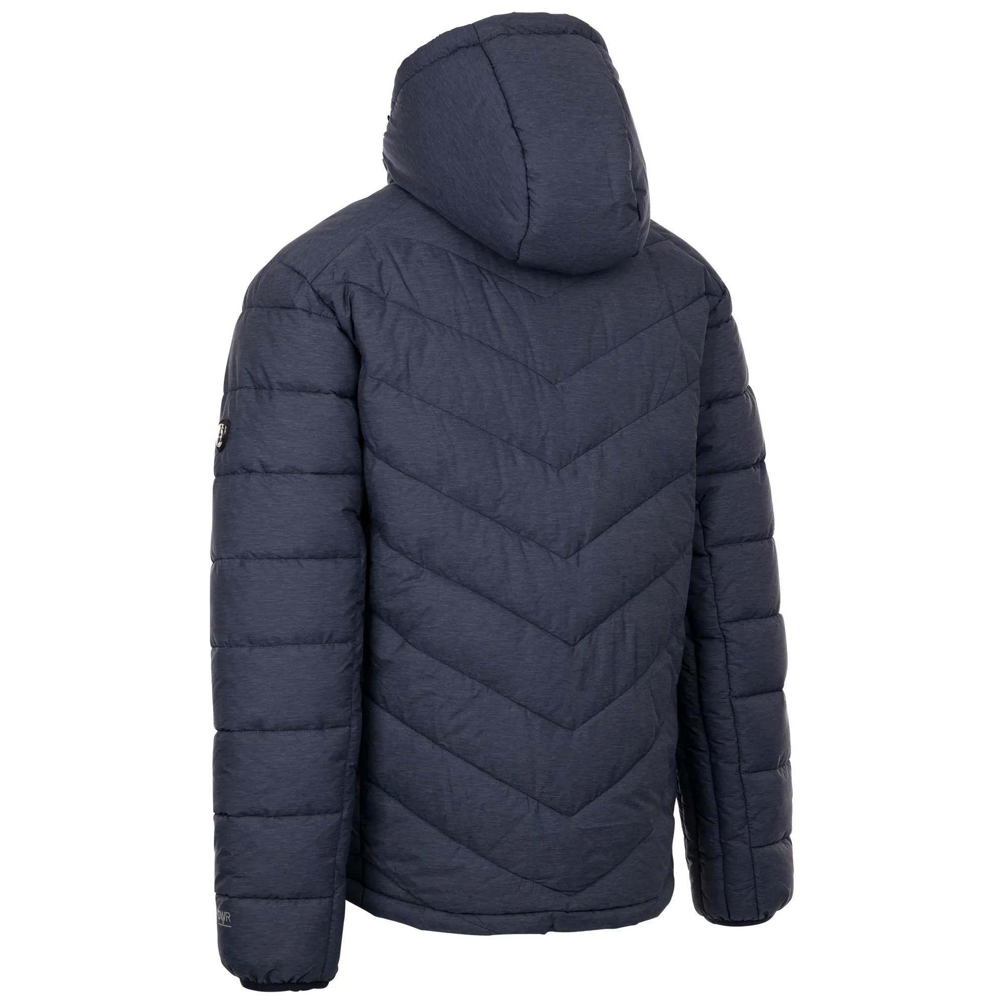 Trespass Mens Didmarton Padded Jacket Navy Marl - Image 2