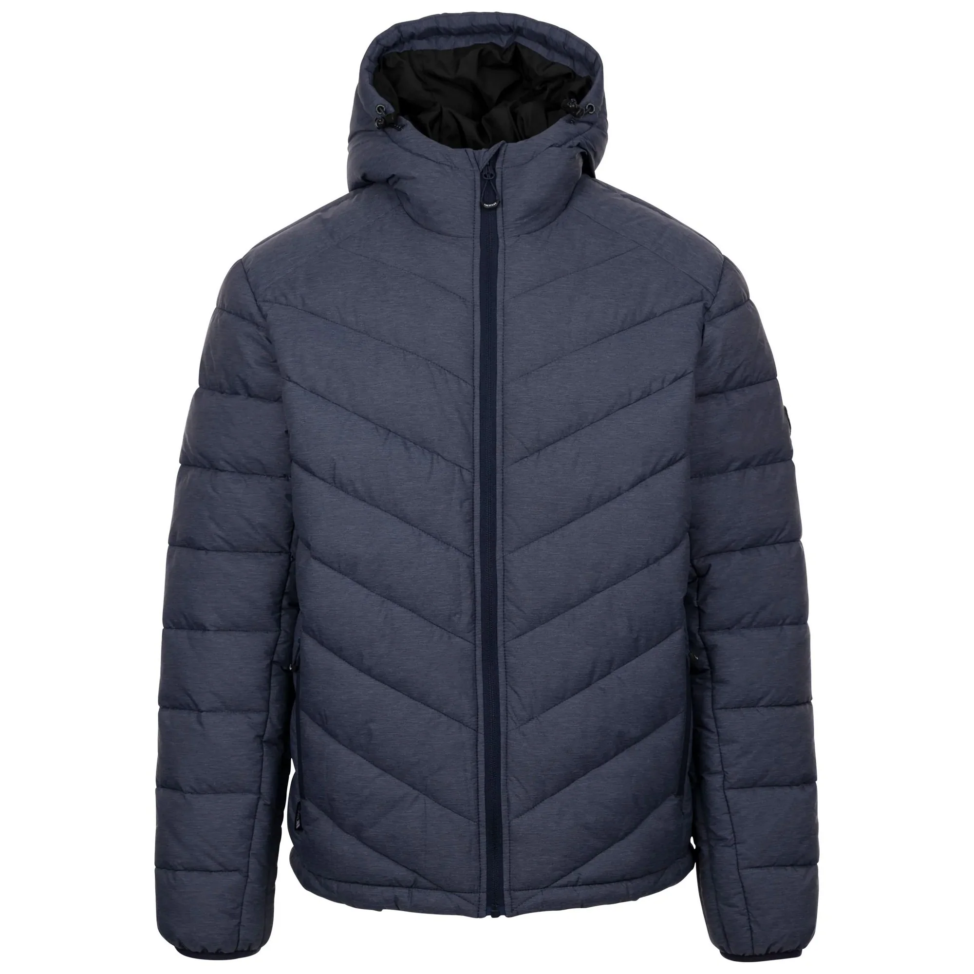 Trespass Mens Didmarton Padded Jacket Navy Marl - Image 3