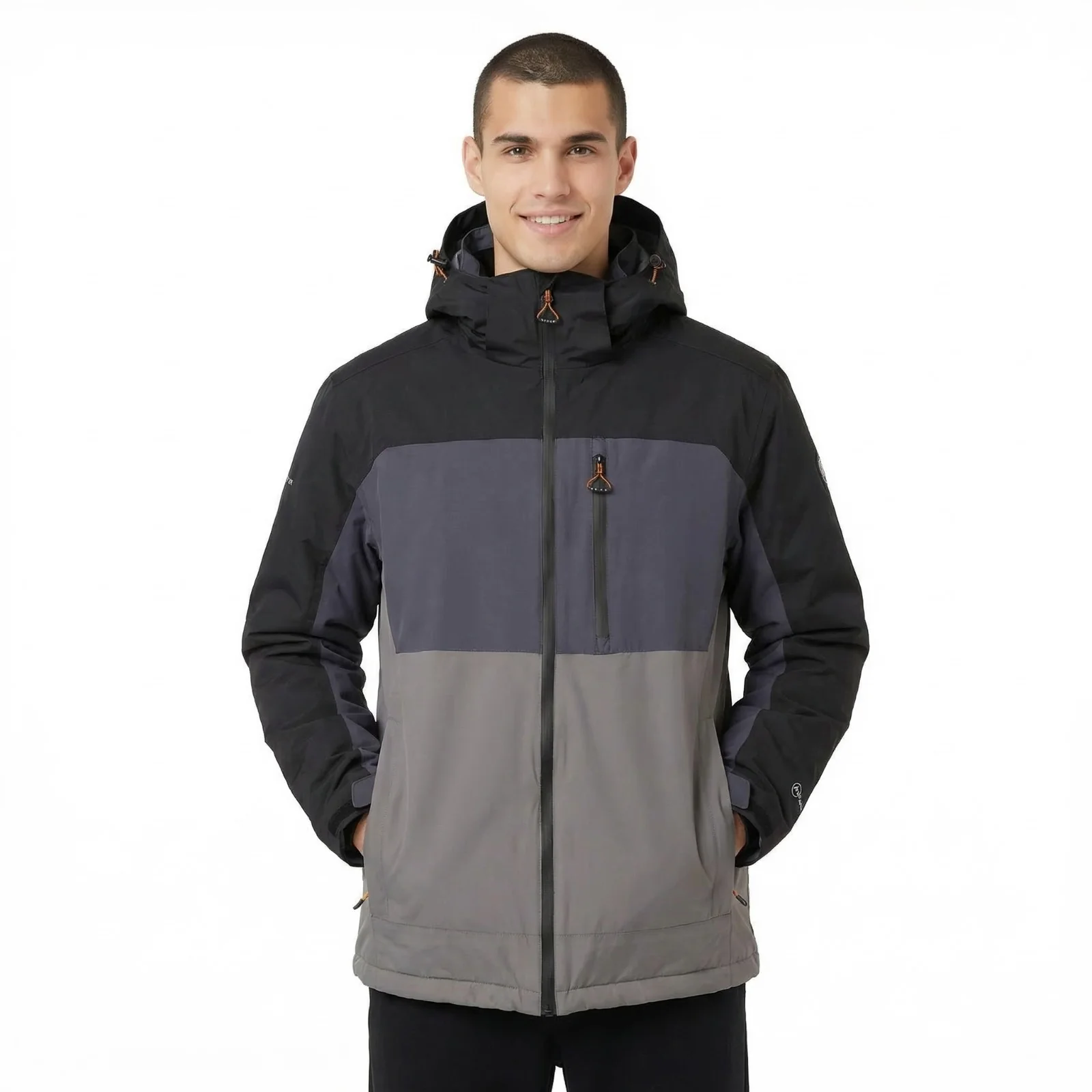 Trespass Mens Dulverton Padded Jacket Black
