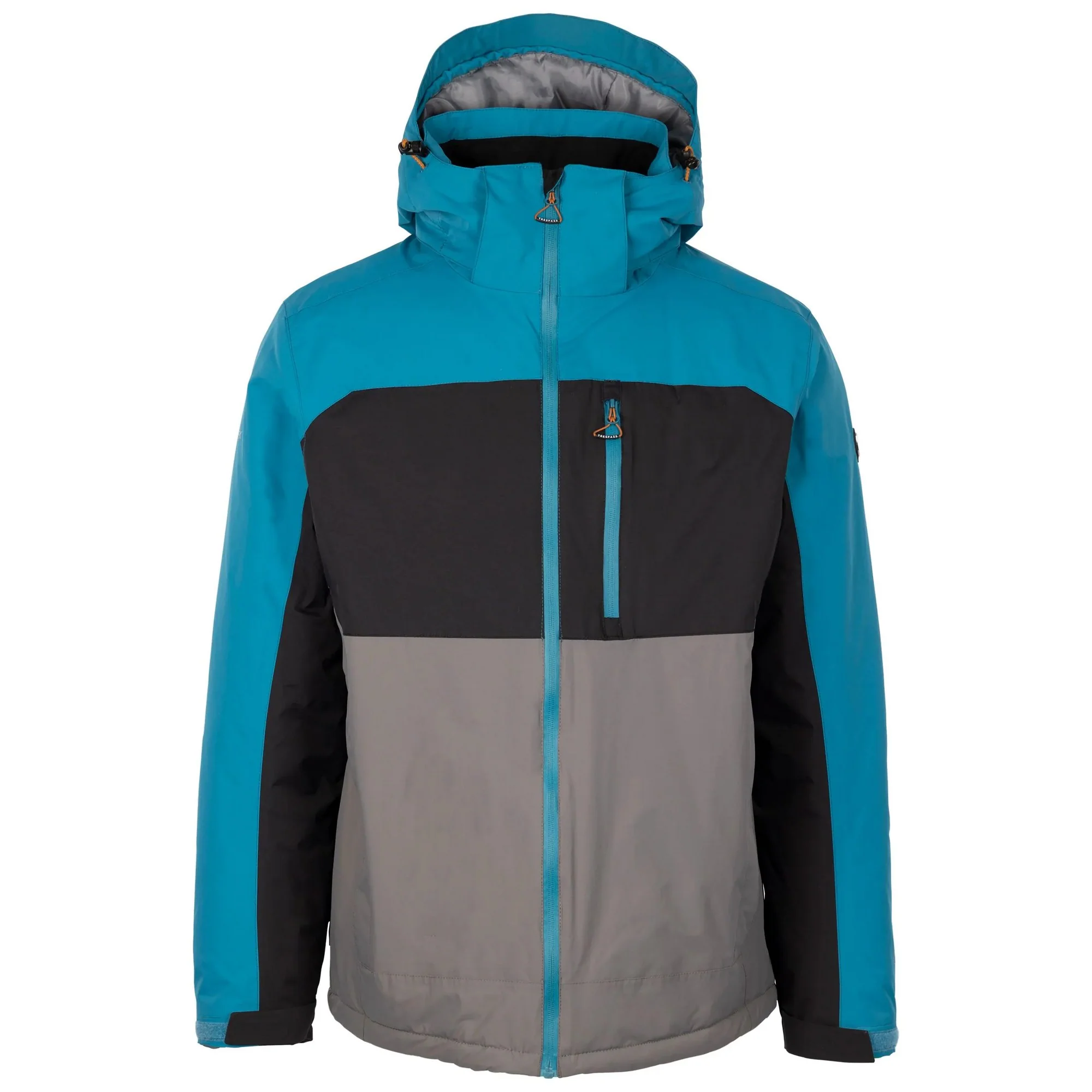 Trespass Mens Dulverton Padded Jacket Bondi Blue - Image 3