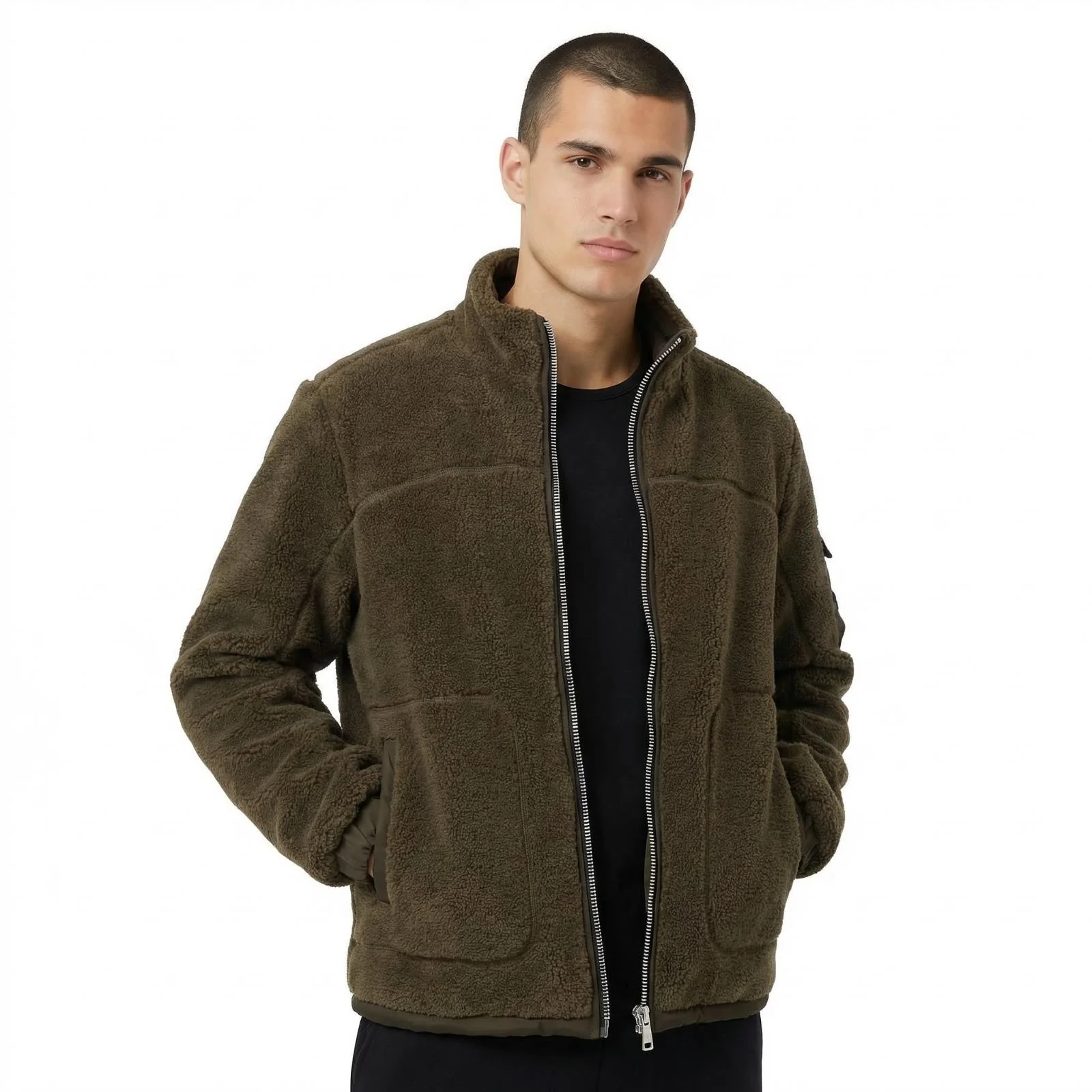 Trespass Mens Edwalton AT300 Fleece Jacket Dark Vine