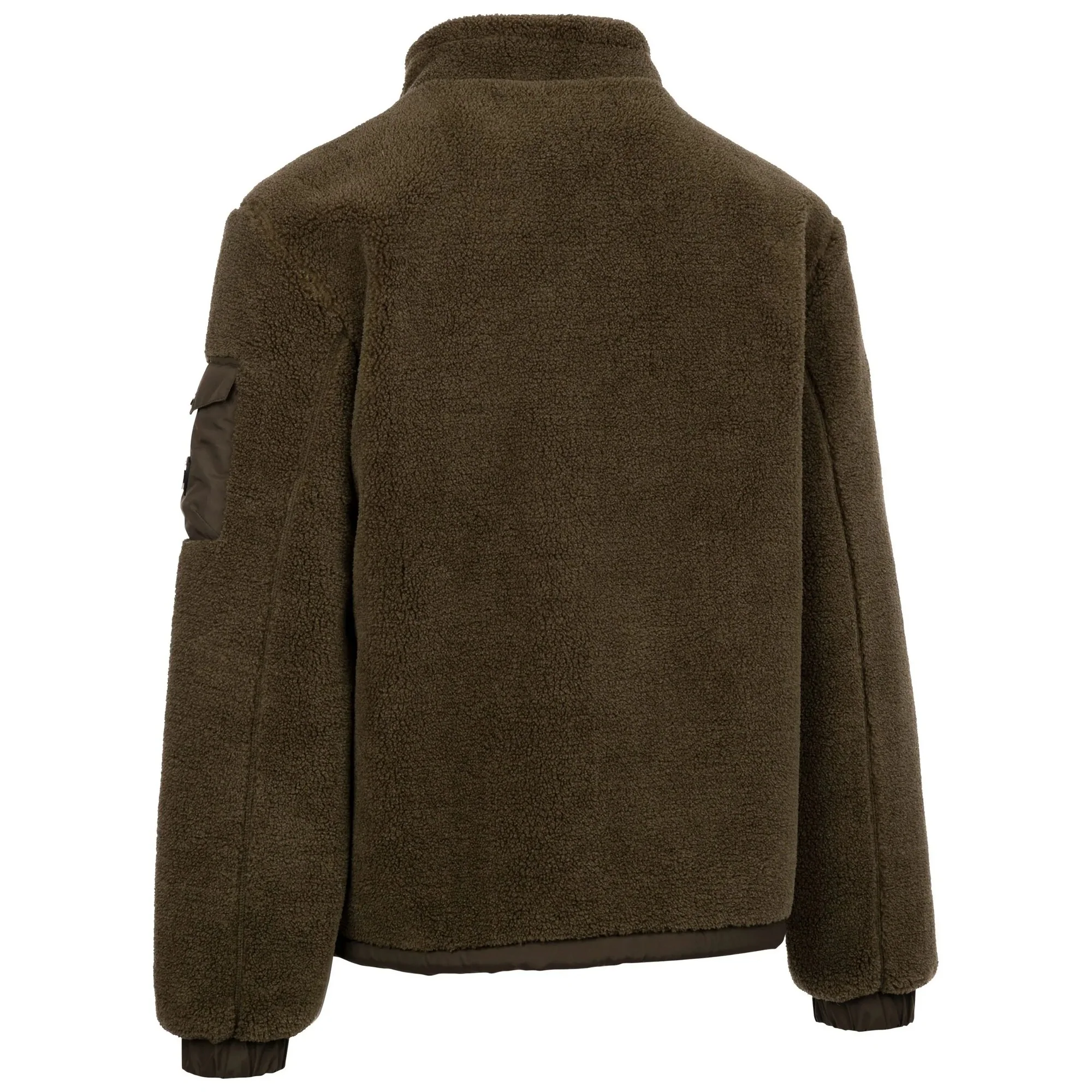 Trespass Mens Edwalton AT300 Fleece Jacket Dark Vine - Image 2
