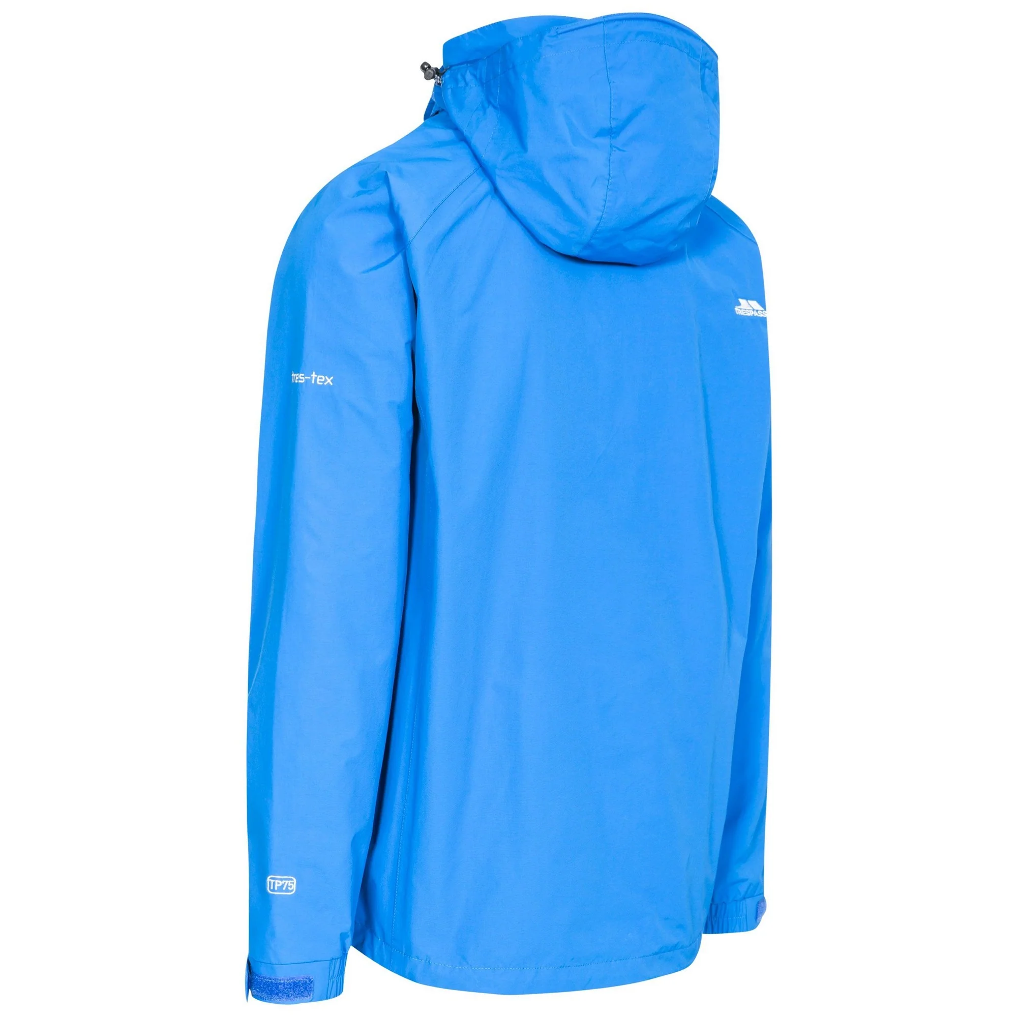 Trespass Mens Edwards II Waterproof Jacket Blue - Image 2