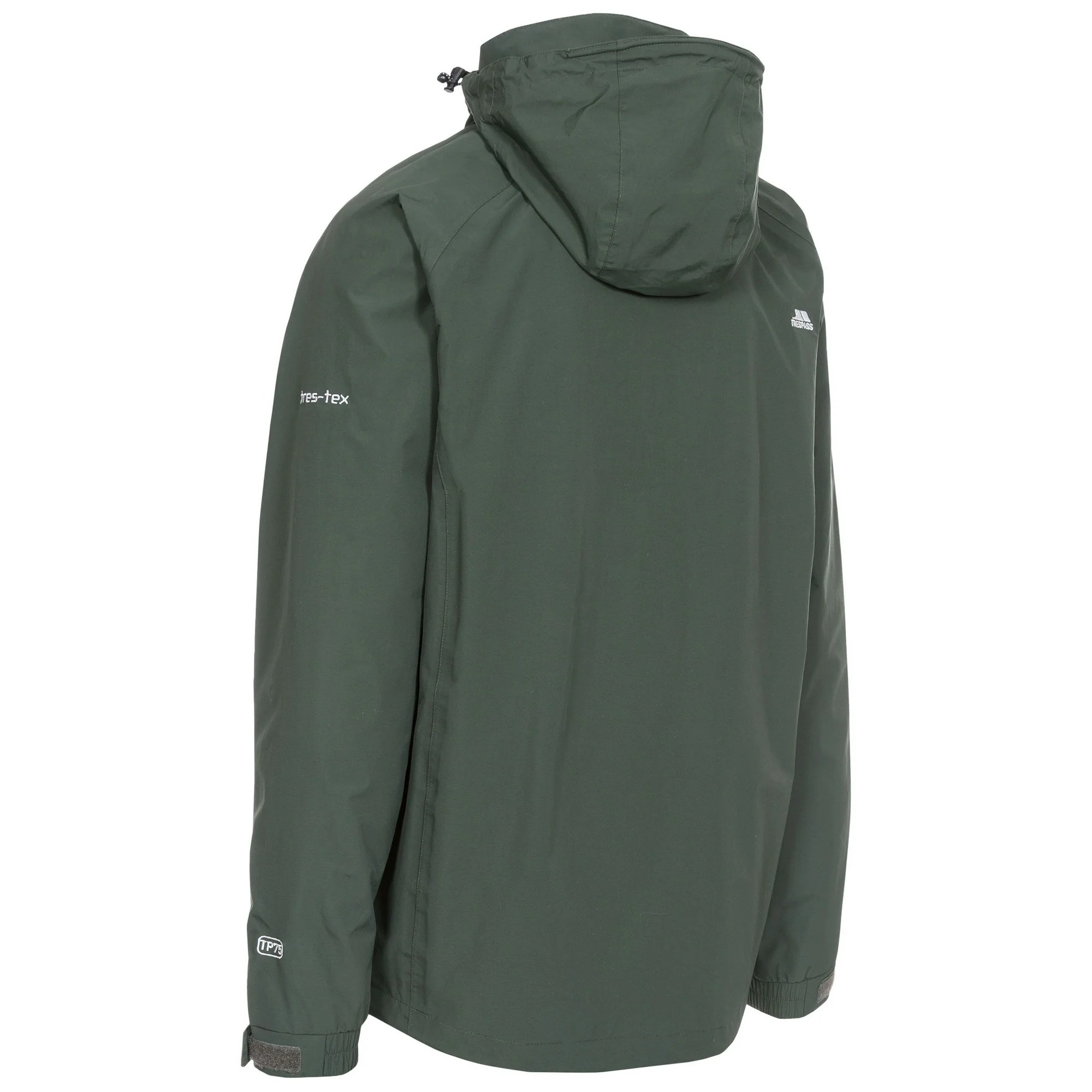 Trespass Mens Edwards II Waterproof Jacket Olive - Image 2