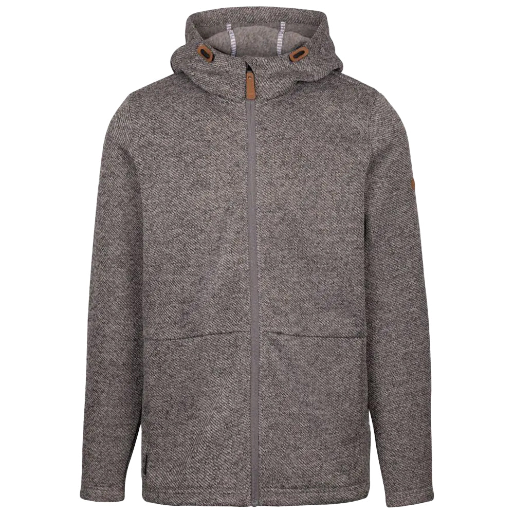Trespass Mens Faddiley Hoodie Grey Marl - Image 2