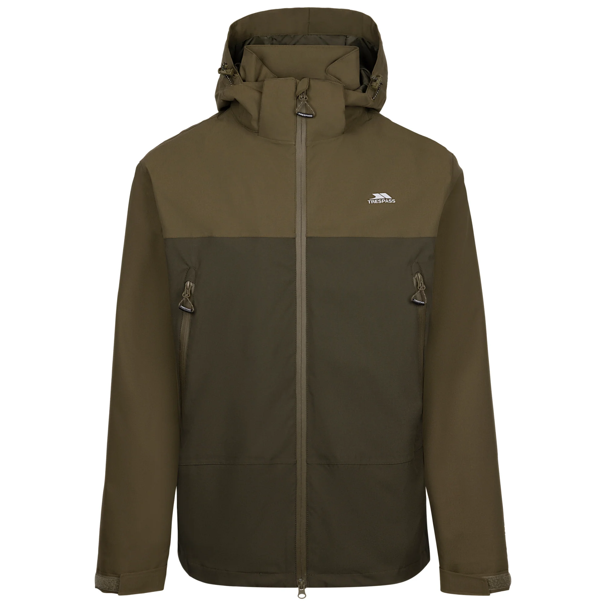 Trespass Mens Fahamore Waterproof Jacket Marshland - Image 3