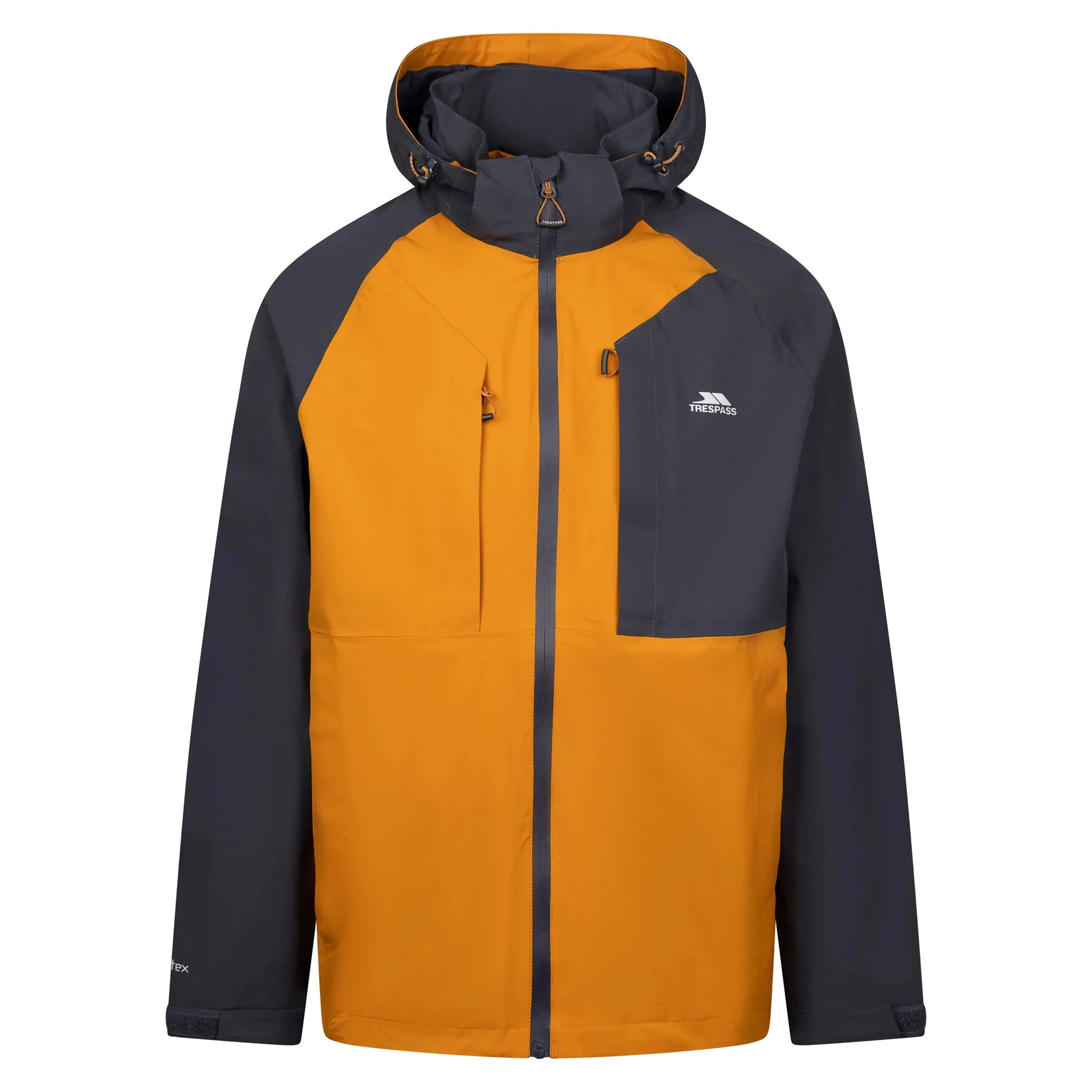 Trespass Mens Fala Outdoor Jacket Ginger - Image 3