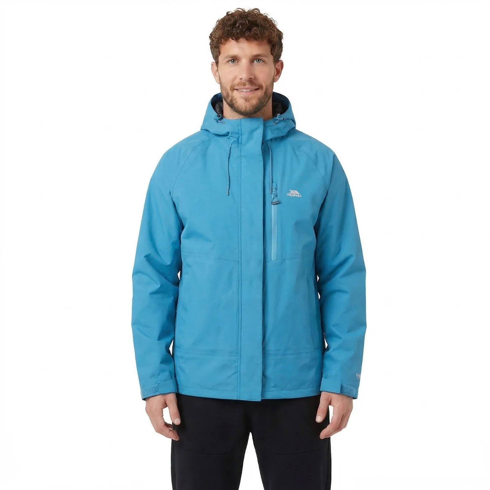 Trespass Mens Fallahill Jacket Bondi Blue