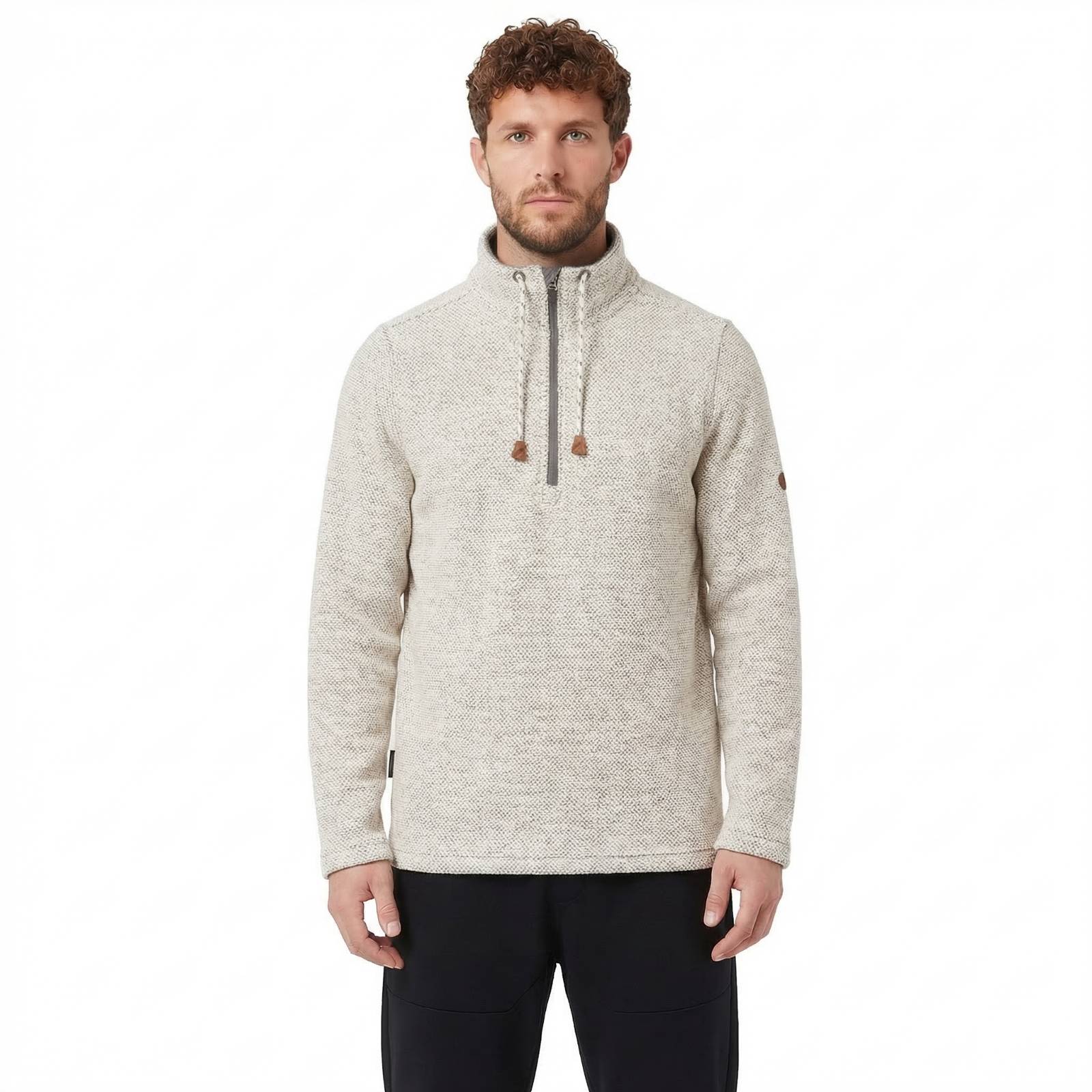 Trespass Mens Falmouthfloss Sweatshirt Off White
