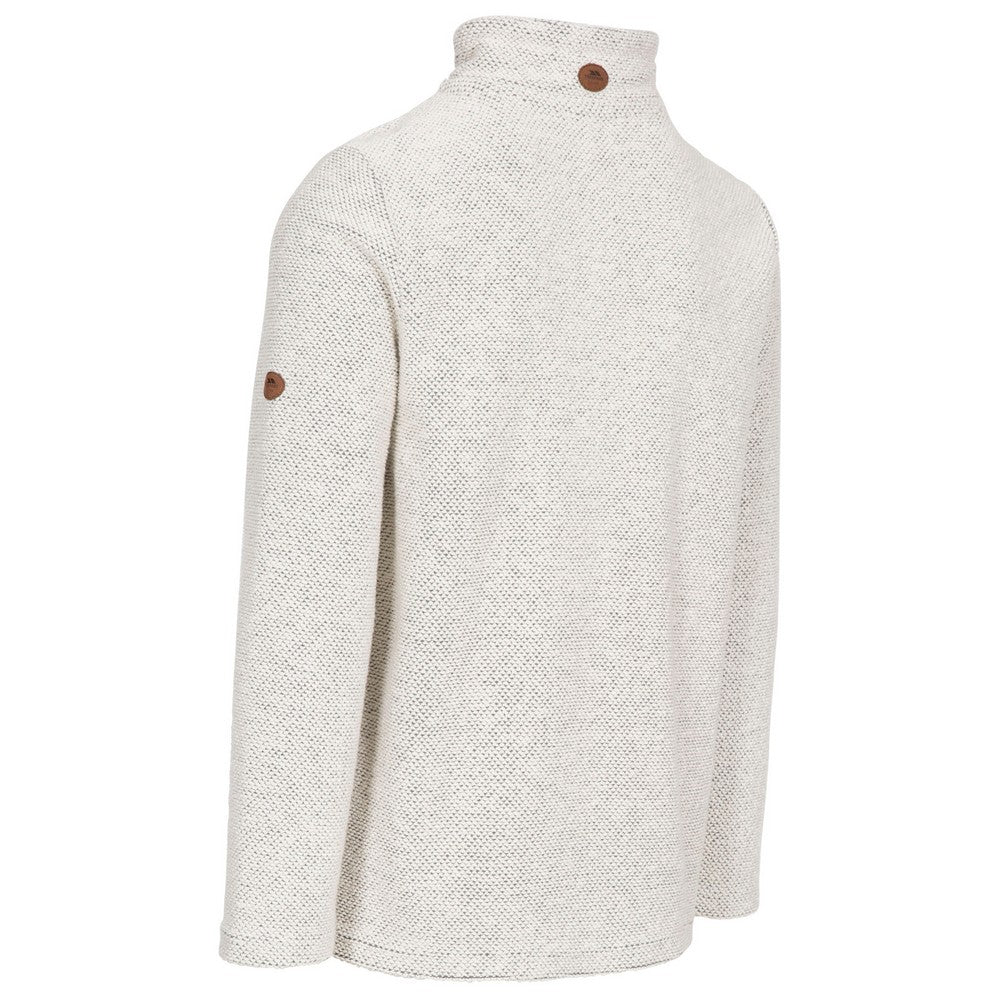 Trespass Mens Falmouthfloss Sweatshirt Off White - Image 2