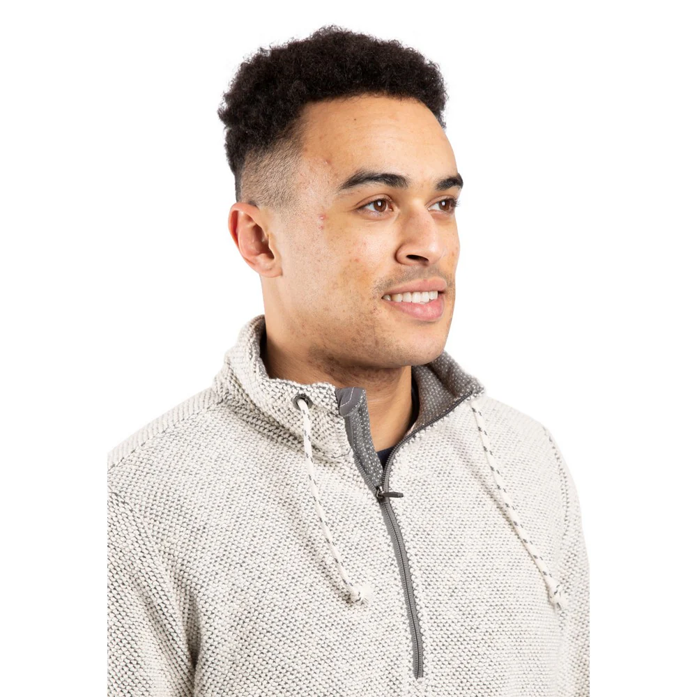Trespass Mens Falmouthfloss Sweatshirt Off White - Image 4