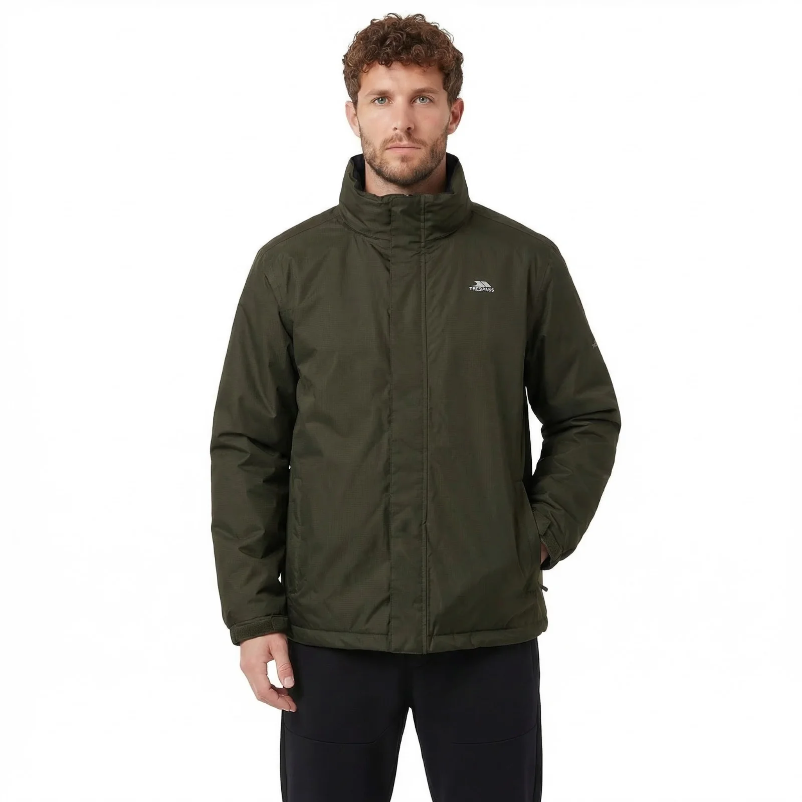 Trespass Mens Farmcott TP75 Padded Jacket Dark Vine