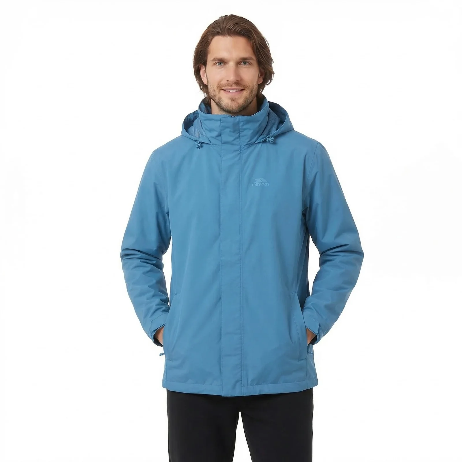 Trespass Mens Farndish Jacket Bondi Blue